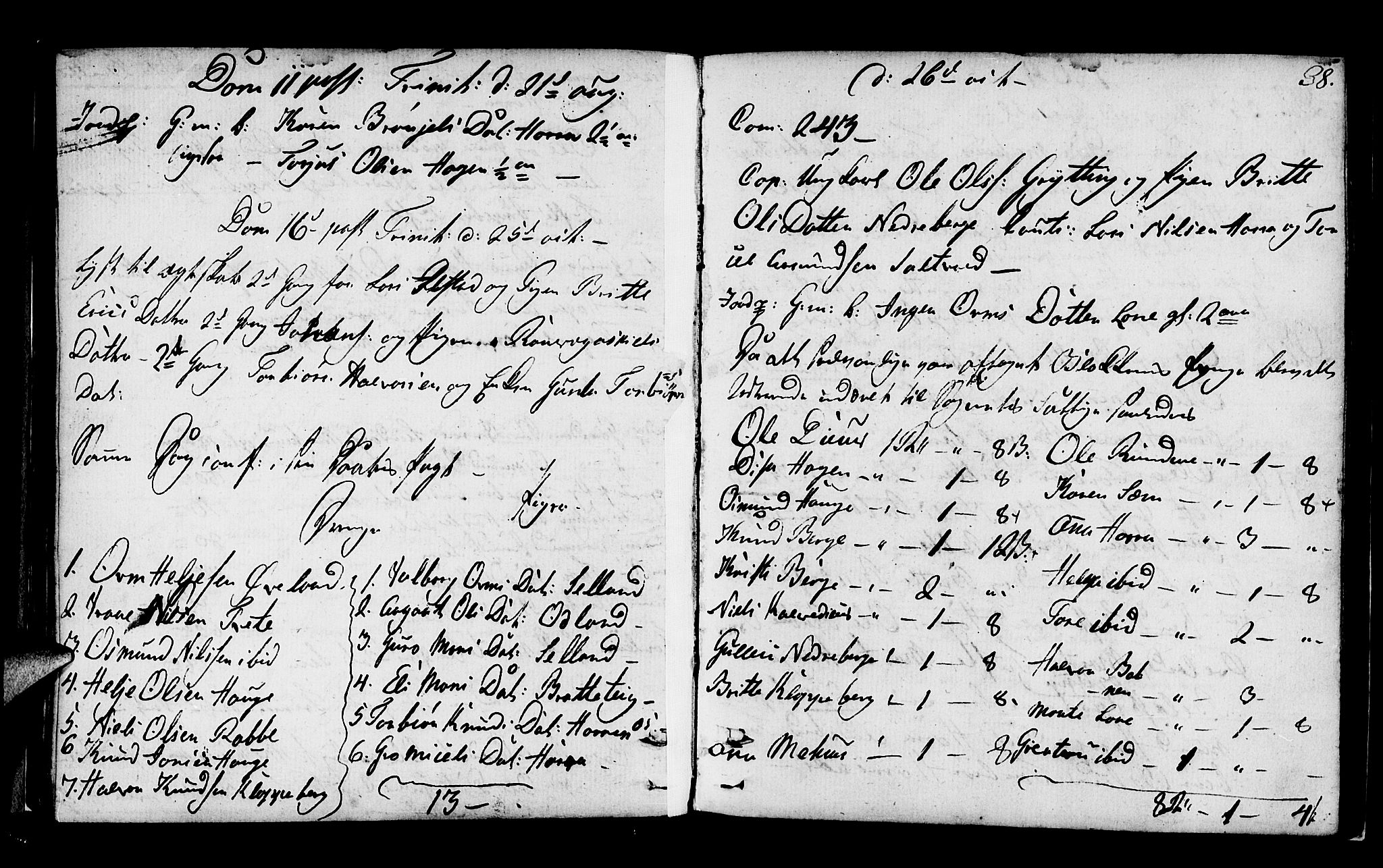 Røldal sokneprestembete, SAB/A-100247: Parish register (official) no. A 1, 1780-1816, p. 38