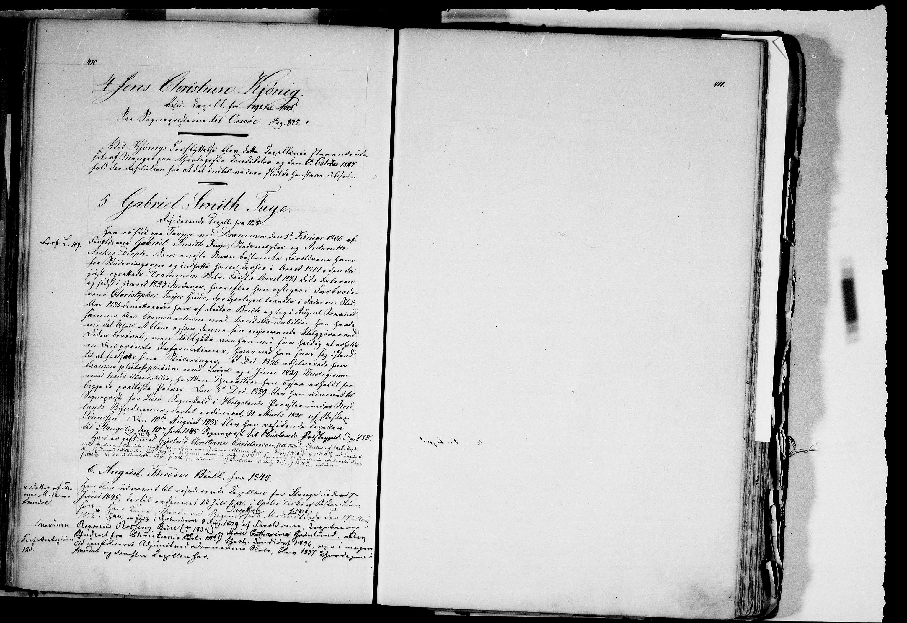 Svendsen, Bastian - etterretninger om geistligheten i Akershus stift, AV/SAO-PAO-0181/D/L0005: Etterretninger del 4