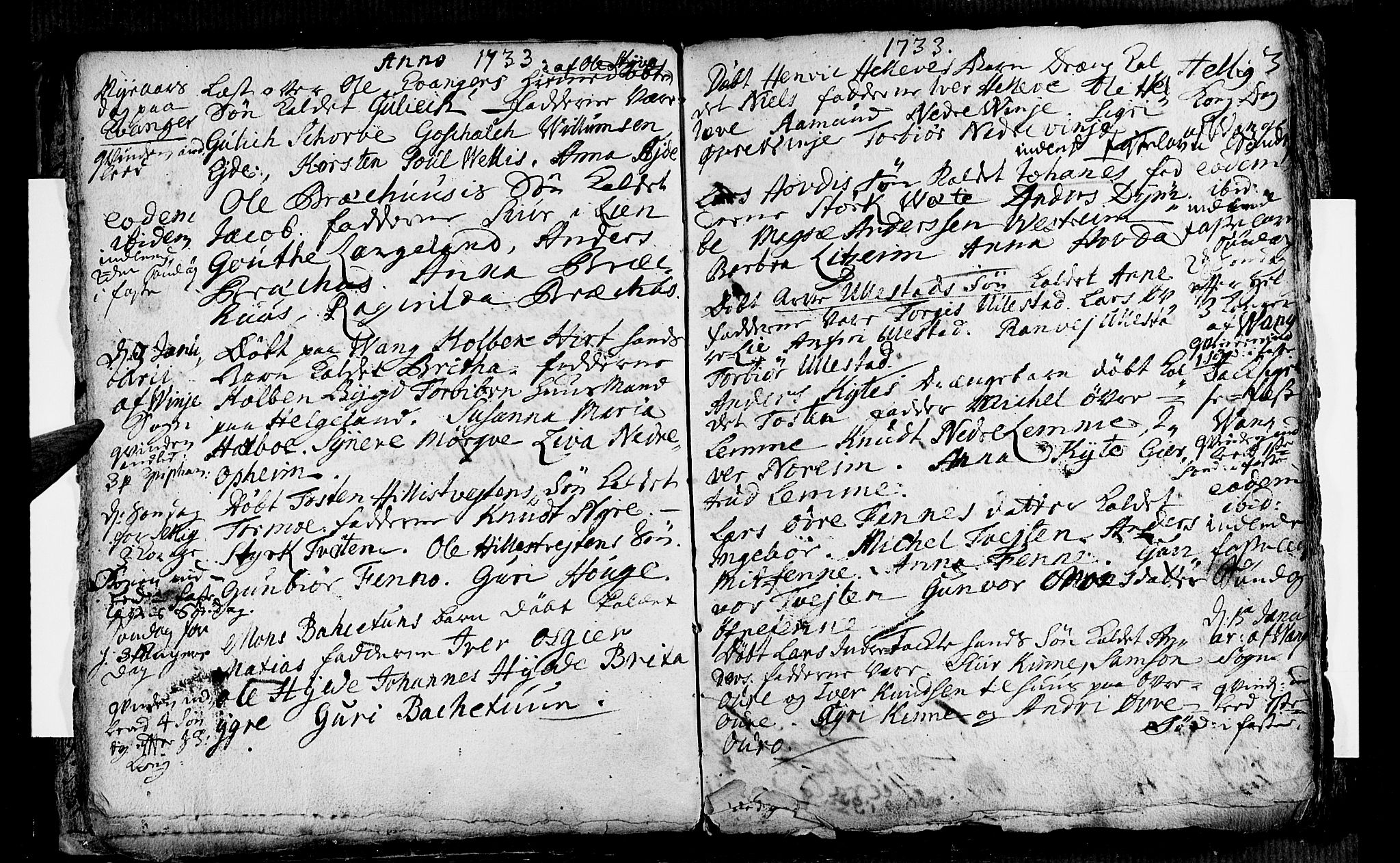 Voss sokneprestembete, AV/SAB-A-79001/H/Haa: Parish register (official) no. A 4, 1732-1736, p. 20