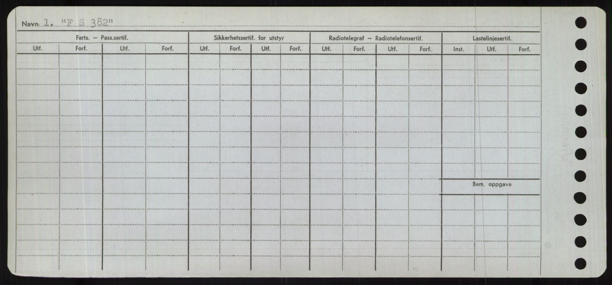 Sjøfartsdirektoratet med forløpere, Skipsmålingen, RA/S-1627/H/Hc/L0001: Lektere, A-Y, p. 178