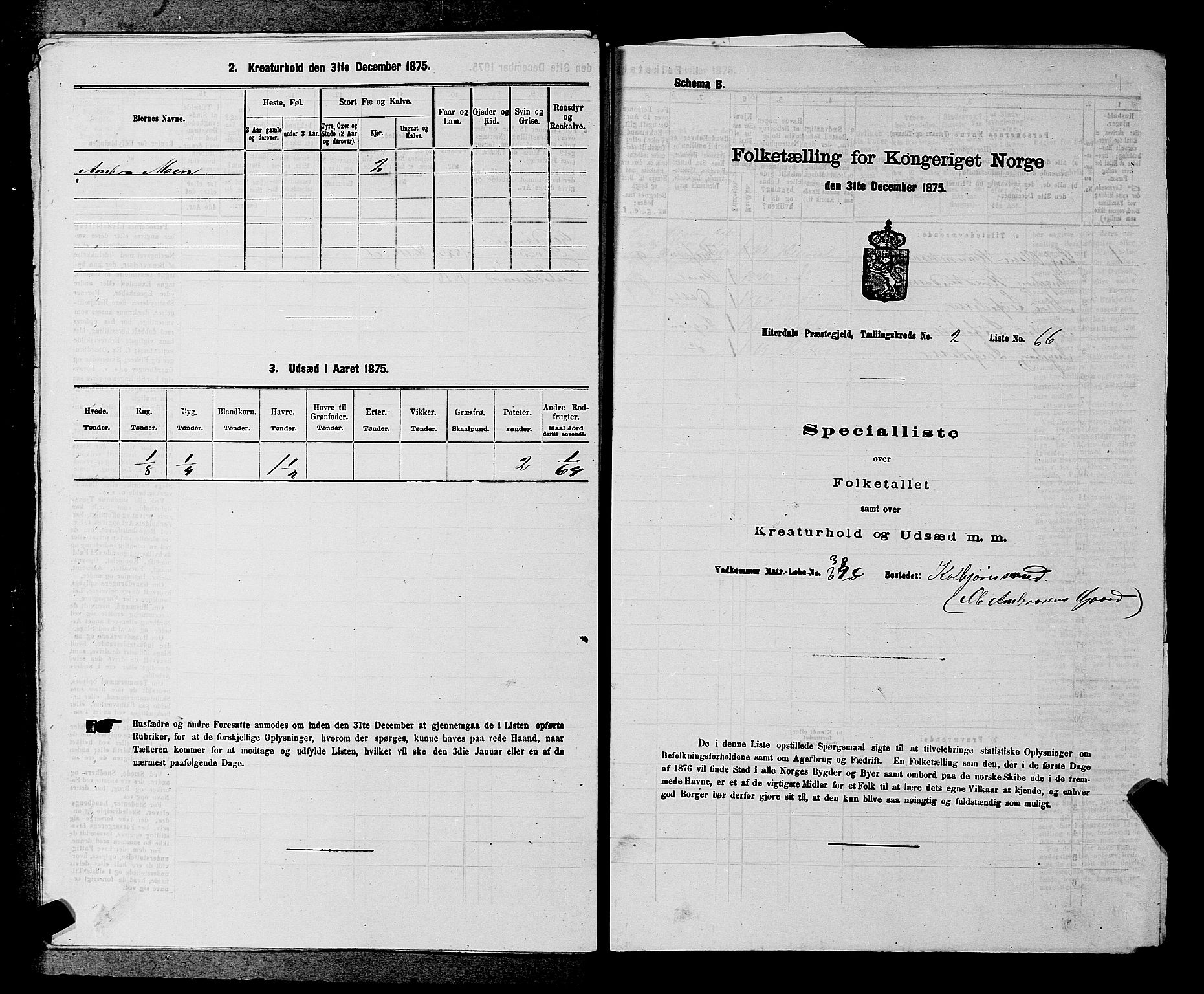 SAKO, 1875 census for 0823P Heddal, 1875, p. 348