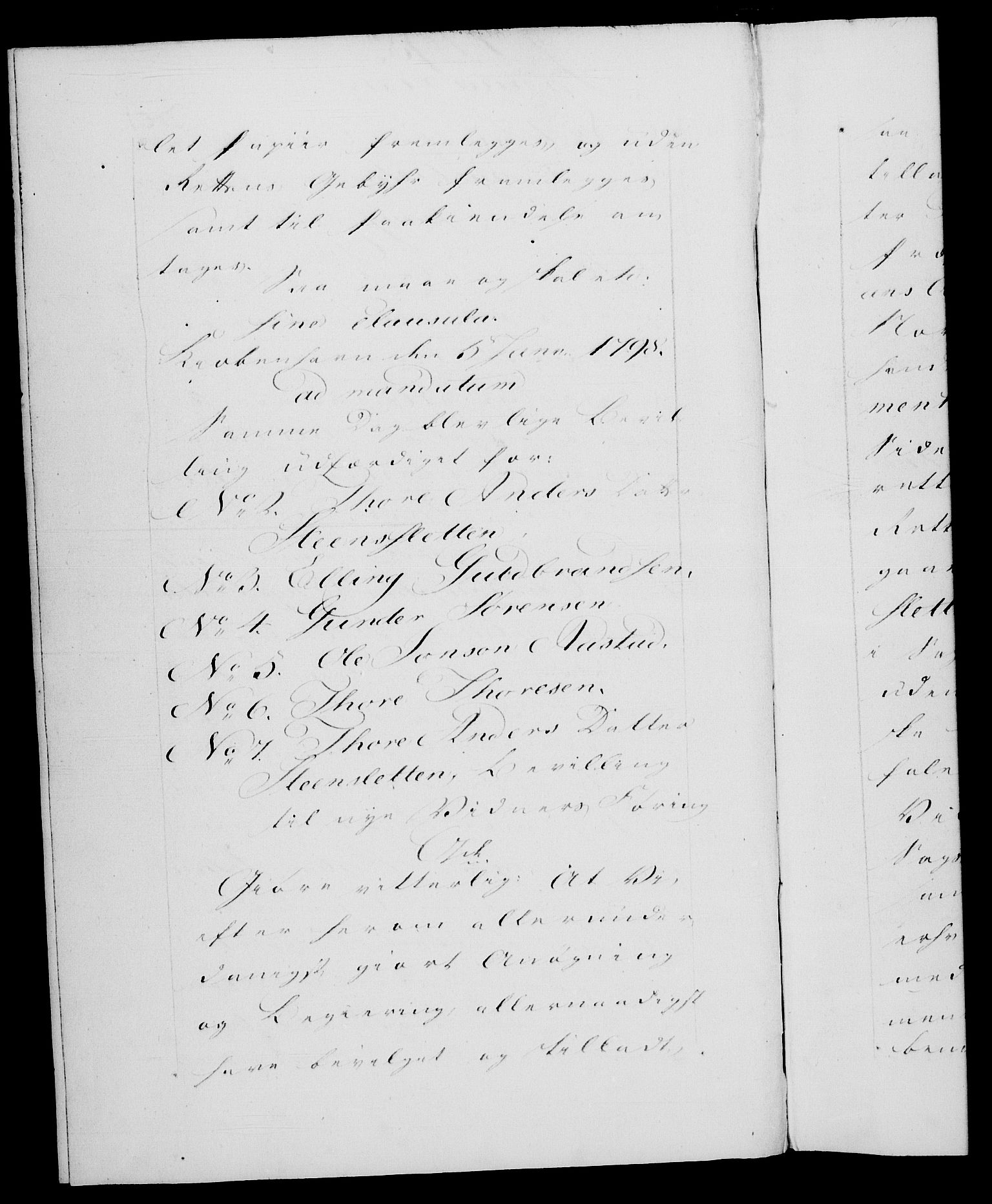 Danske Kanselli 1572-1799, RA/EA-3023/F/Fc/Fca/Fcaa/L0058: Norske registre, 1798, p. 1b
