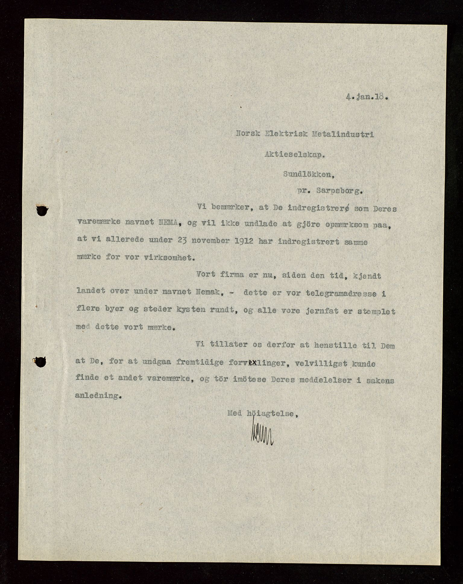 Pa 1521 - A/S Norske Shell, AV/SAST-A-101915/E/Ea/Eaa/L0003: Sjefskorrespondanse, 1918, p. 193