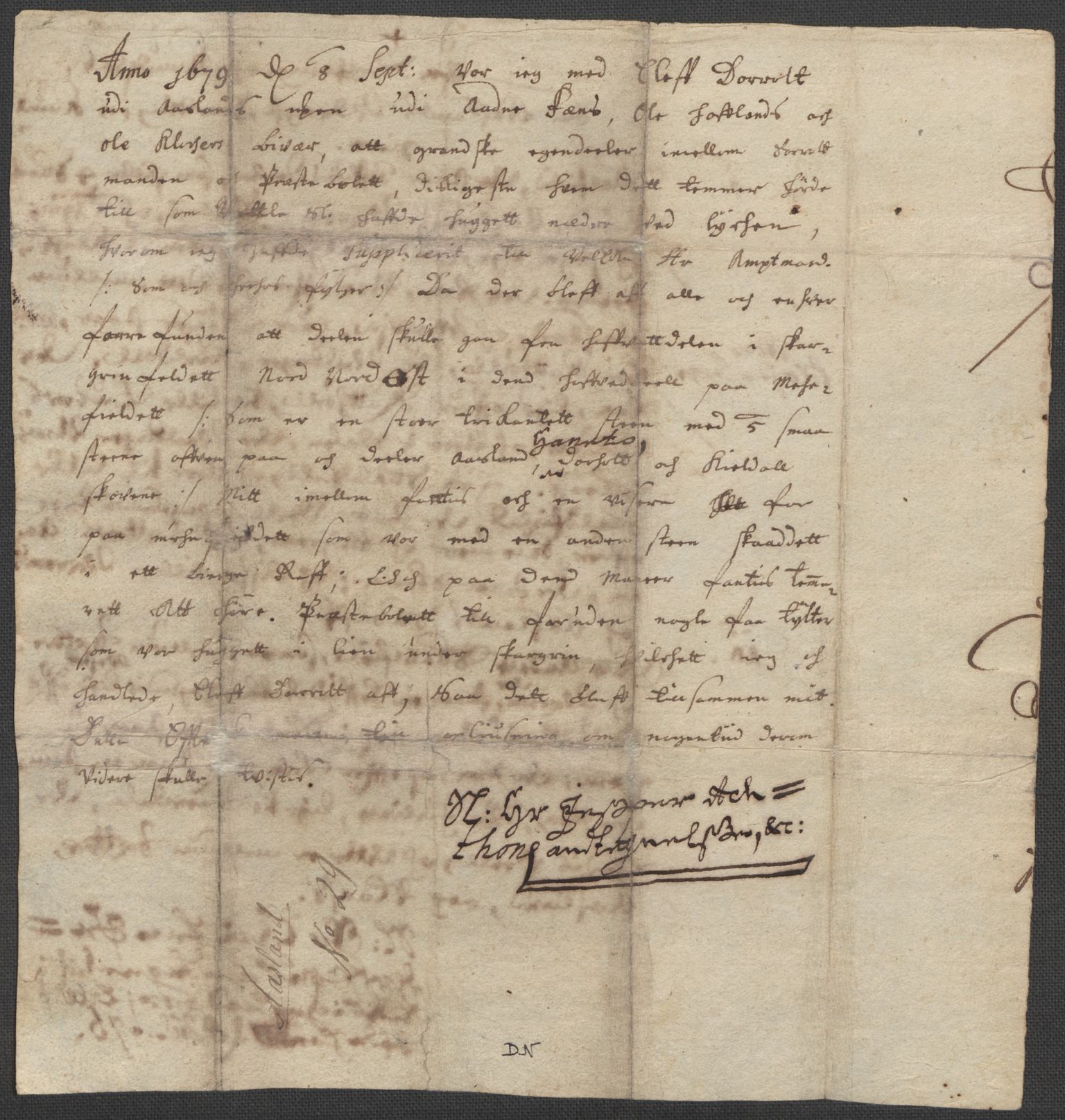 Riksarkivets diplomsamling, RA/EA-5965/F15/L0027: Prestearkiv - Telemark, 1587-1738, p. 134