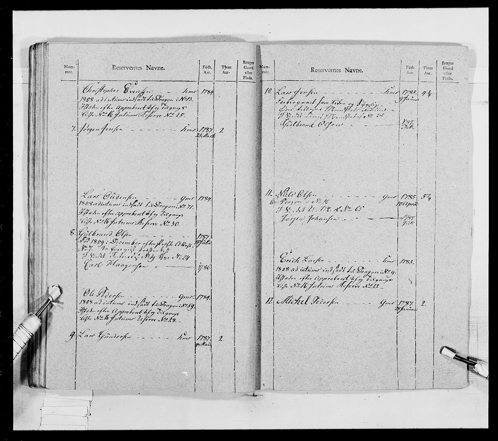 Generalitets- og kommissariatskollegiet, Det kongelige norske kommissariatskollegium, AV/RA-EA-5420/E/Eh/L0018: Opplandske dragonregiment, 1810-1811, p. 497