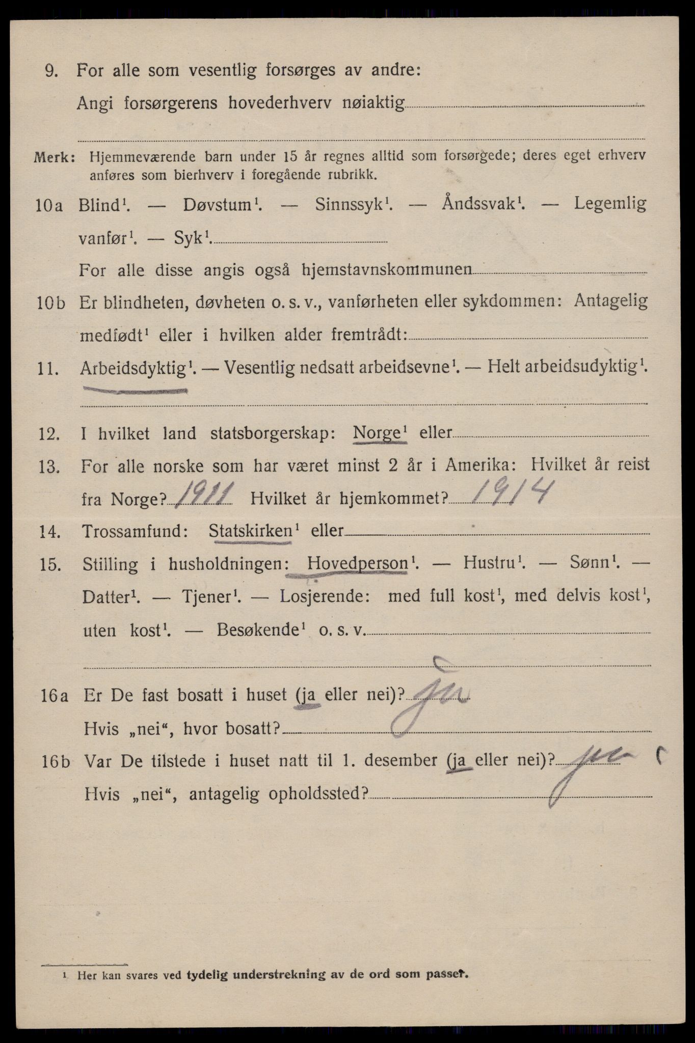 SAKO, 1920 census for Tinn, 1920, p. 9635