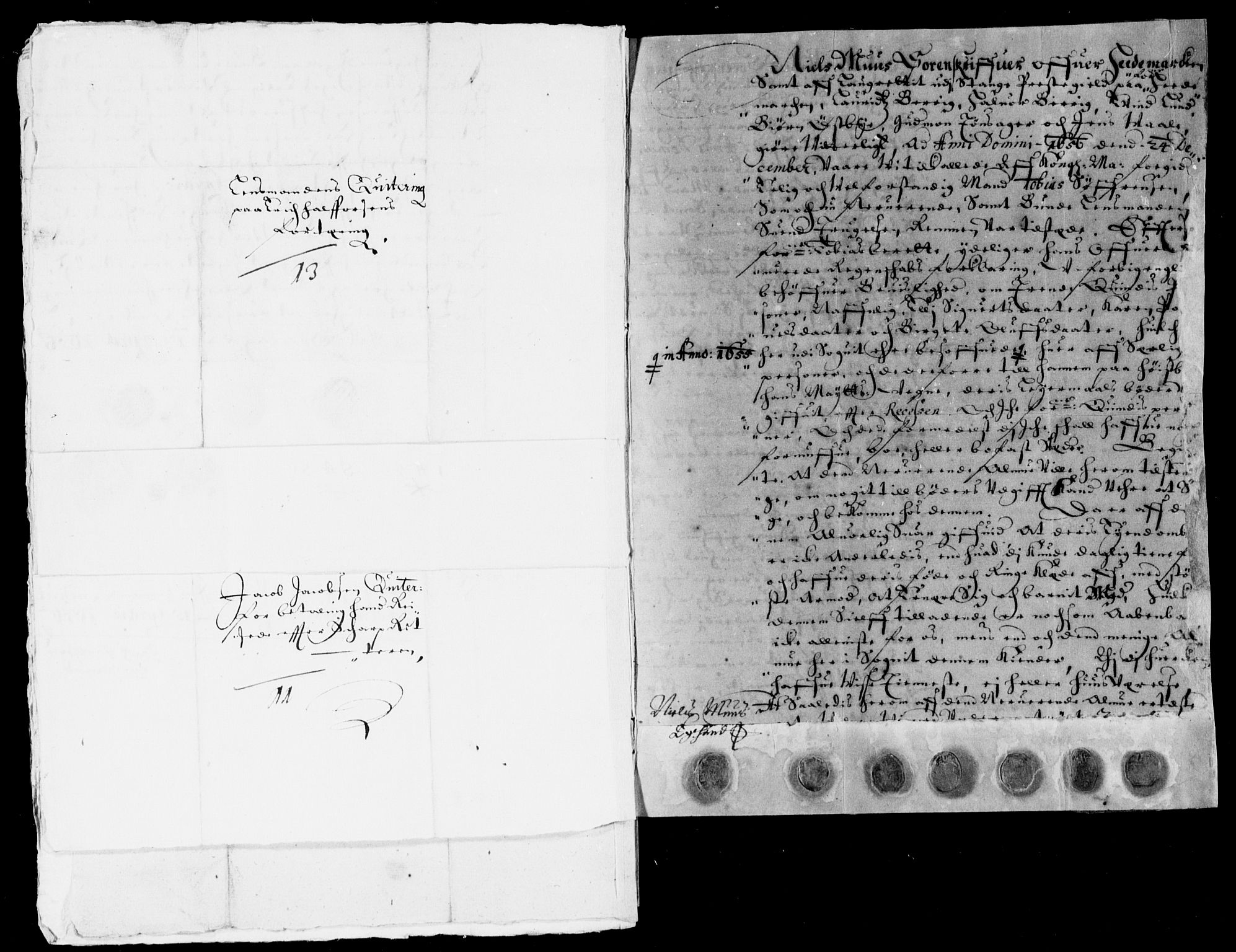 Rentekammeret inntil 1814, Reviderte regnskaper, Lensregnskaper, AV/RA-EA-5023/R/Rb/Rba/L0226: Akershus len, 1653-1656