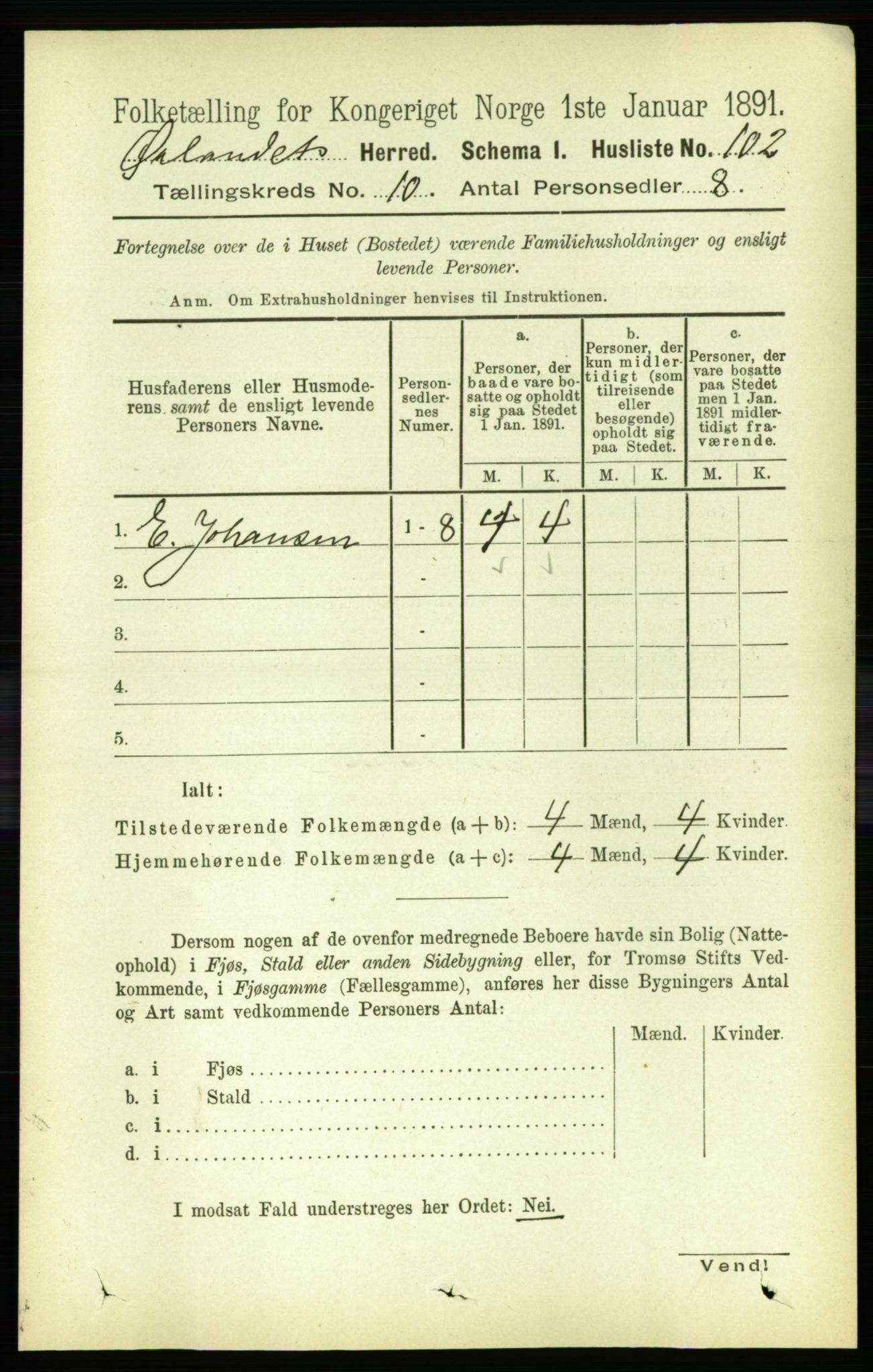 RA, 1891 census for 1621 Ørland, 1891, p. 4204