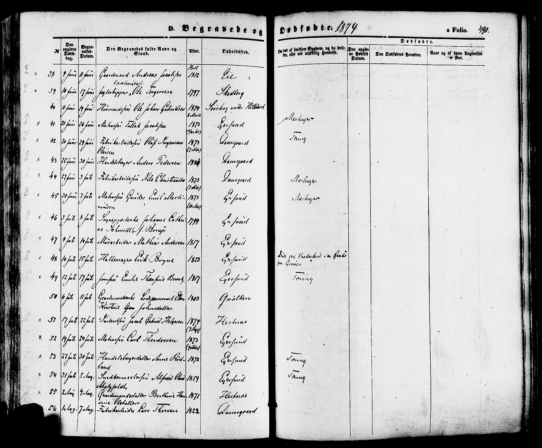 Eigersund sokneprestkontor, AV/SAST-A-101807/S08/L0014: Parish register (official) no. A 13, 1866-1878, p. 490