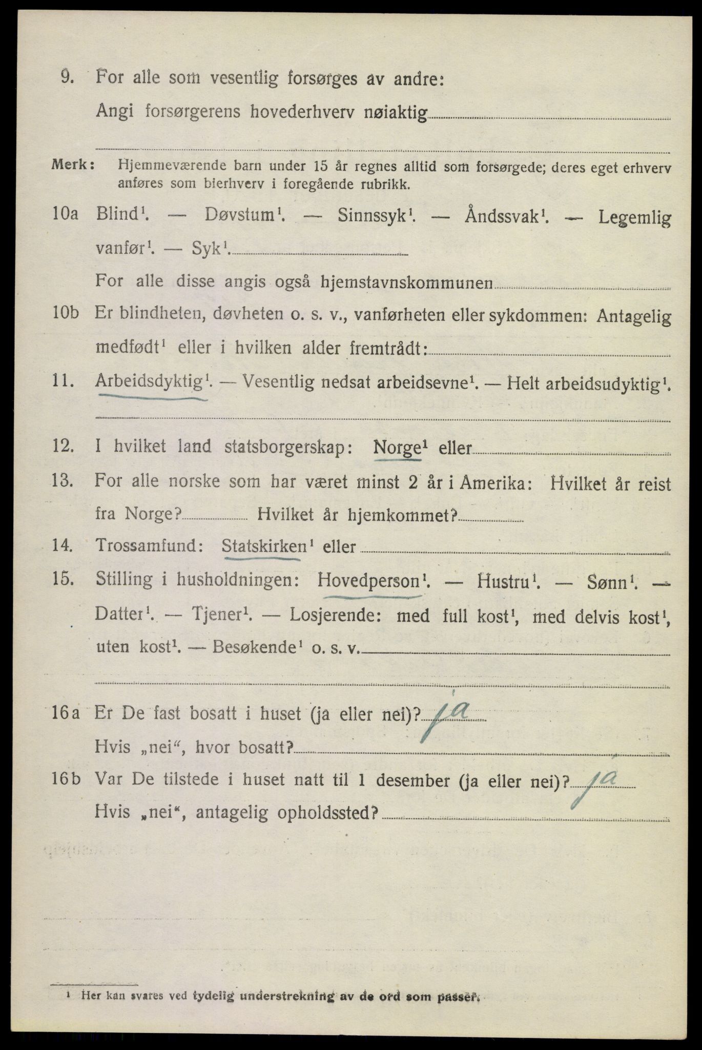 SAKO, 1920 census for Krødsherad, 1920, p. 4570