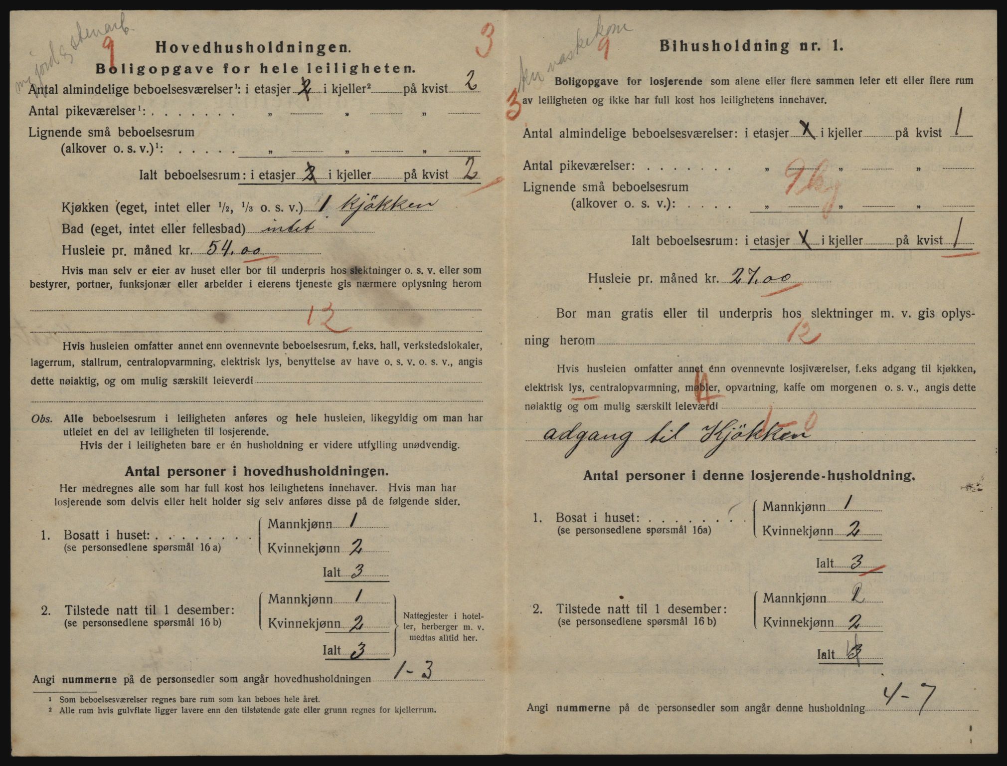 SATØ, 1920 census for Tromsø, 1920, p. 6836