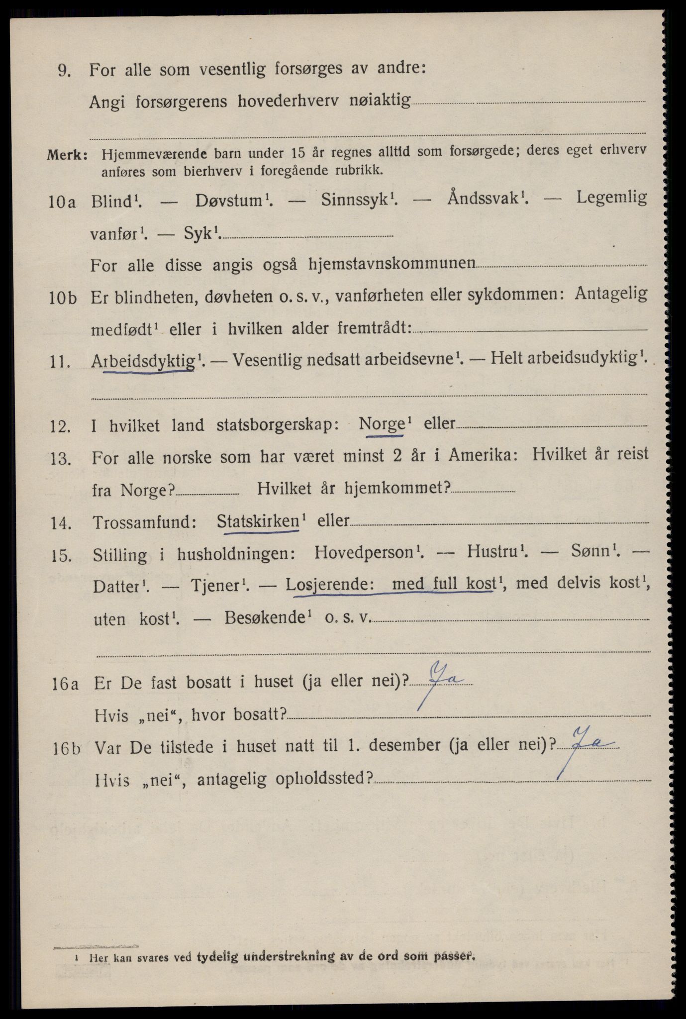 SAST, 1920 census for Heskestad, 1920, p. 1418