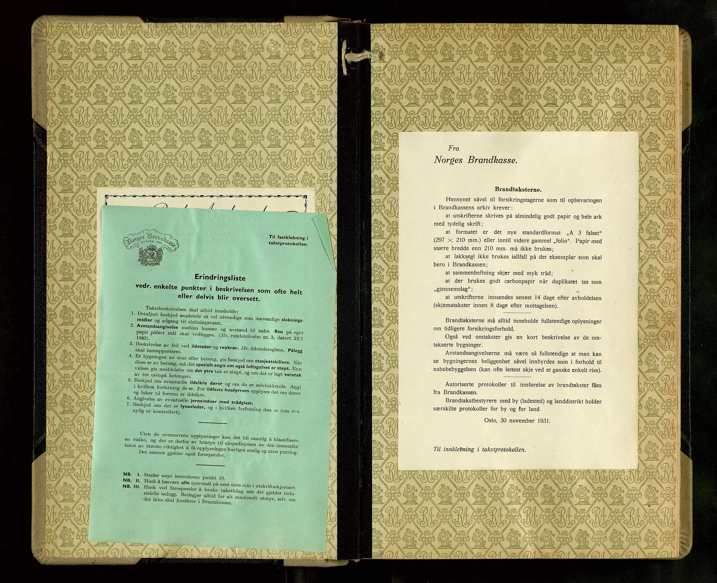 Norges Brannkasse Haugesund, AV/SAST-A-102142/0004/O/L0004: Branntakstprotokoll, 1942-1943
