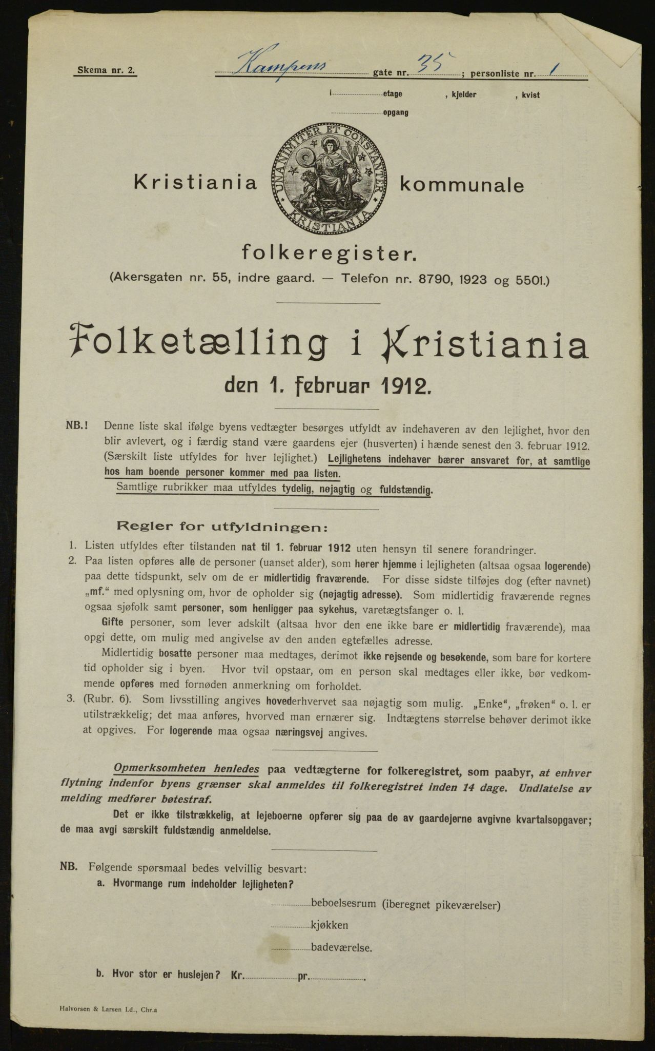 OBA, Municipal Census 1912 for Kristiania, 1912, p. 48342