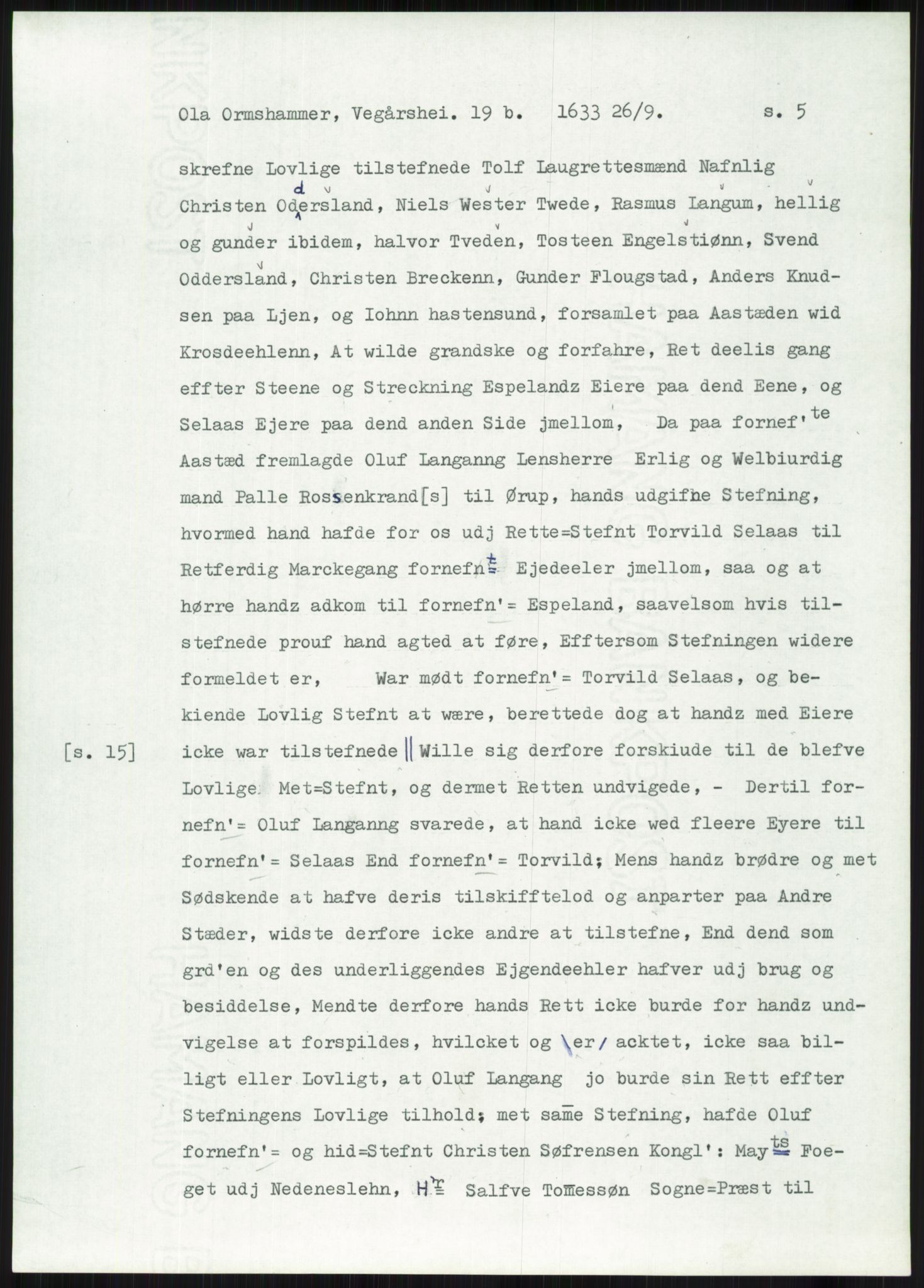 Samlinger til kildeutgivelse, Diplomavskriftsamlingen, AV/RA-EA-4053/H/Ha, p. 3521