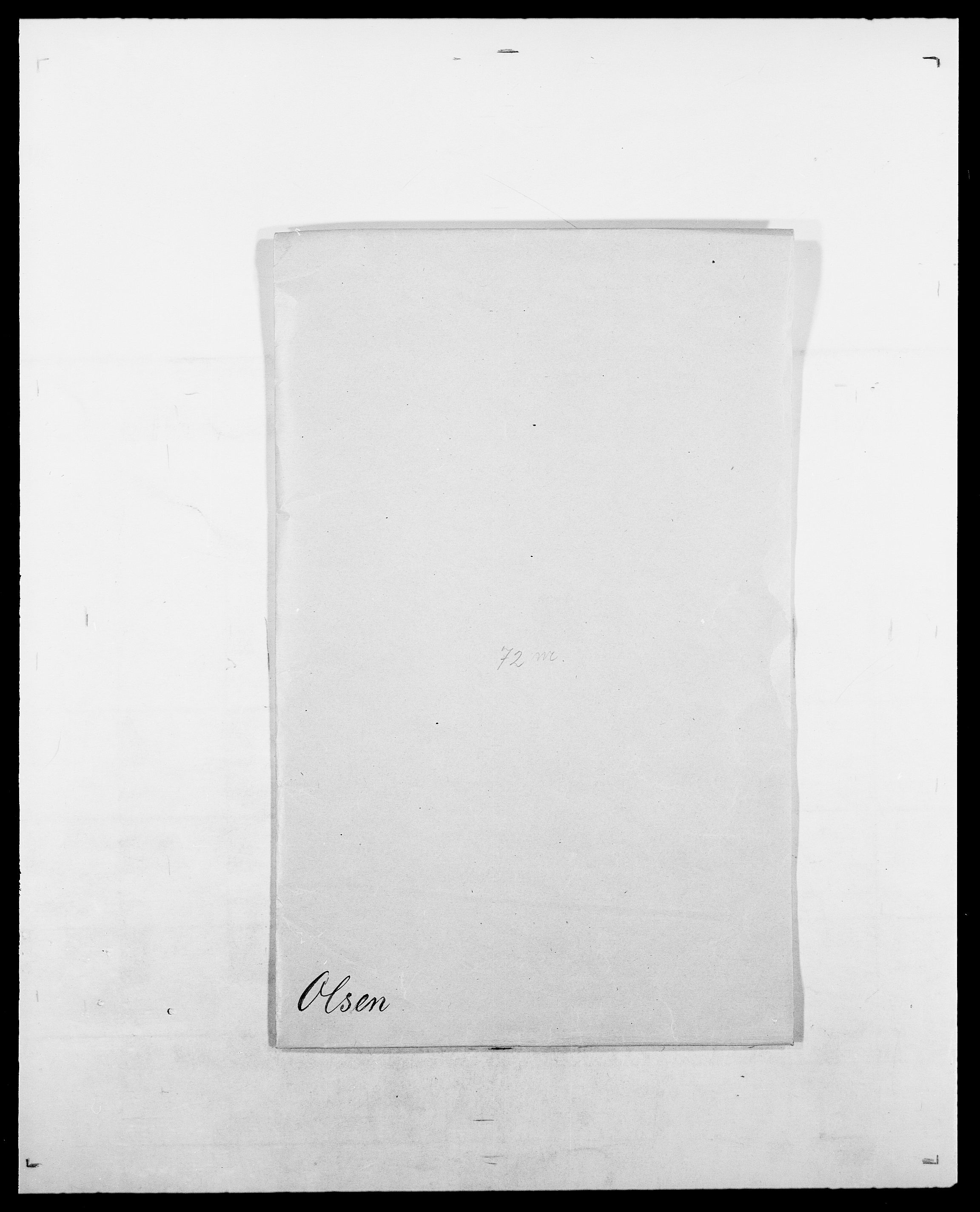 Delgobe, Charles Antoine - samling, AV/SAO-PAO-0038/D/Da/L0029: Obel - Oxholm, p. 166