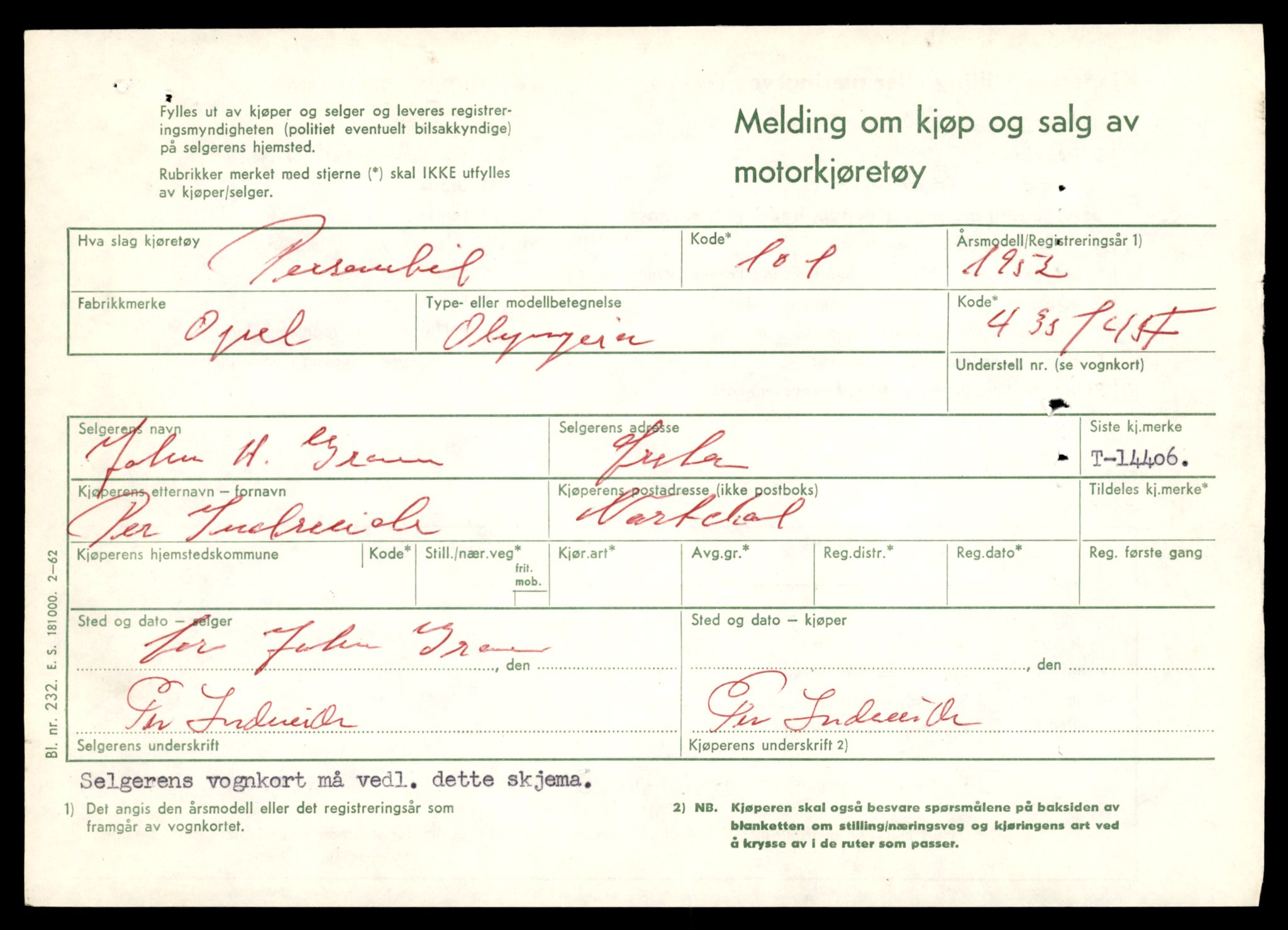 Møre og Romsdal vegkontor - Ålesund trafikkstasjon, AV/SAT-A-4099/F/Fe/L0045: Registreringskort for kjøretøy T 14320 - T 14444, 1927-1998, p. 2199