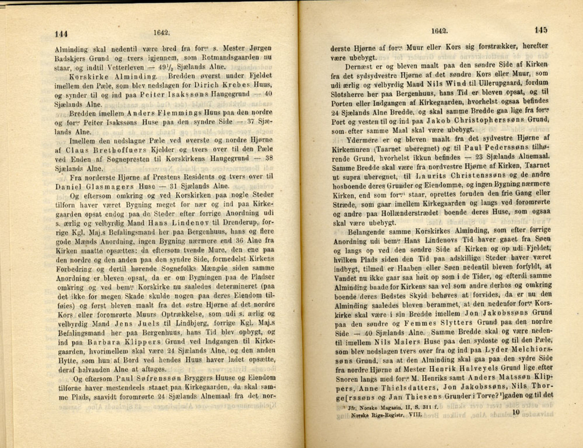 Publikasjoner utgitt av Det Norske Historiske Kildeskriftfond, PUBL/-/-/-: Norske Rigs-Registranter, bind 8, 1641-1648, p. 144-145