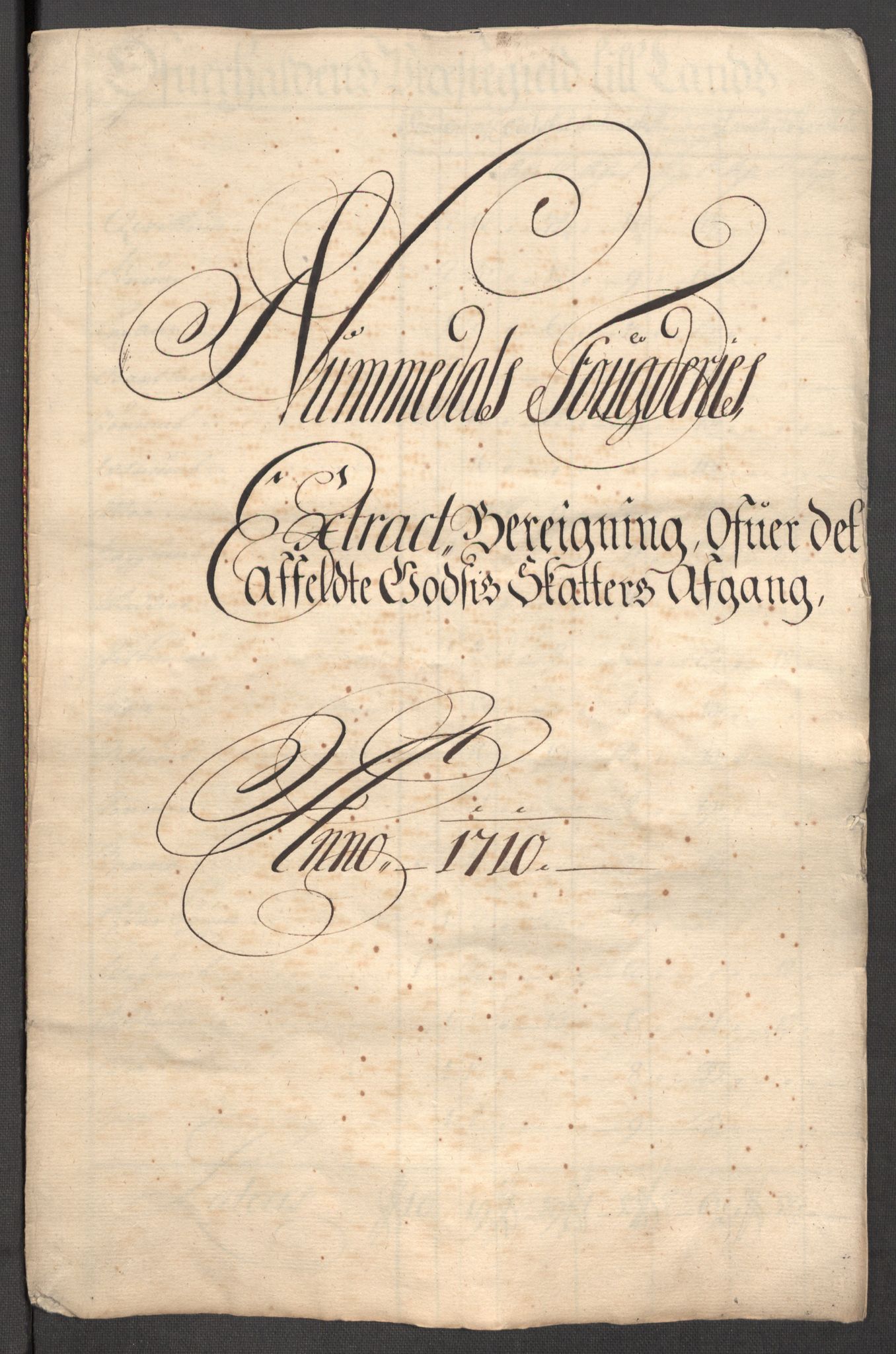 Rentekammeret inntil 1814, Reviderte regnskaper, Fogderegnskap, AV/RA-EA-4092/R64/L4431: Fogderegnskap Namdal, 1709-1710, p. 462