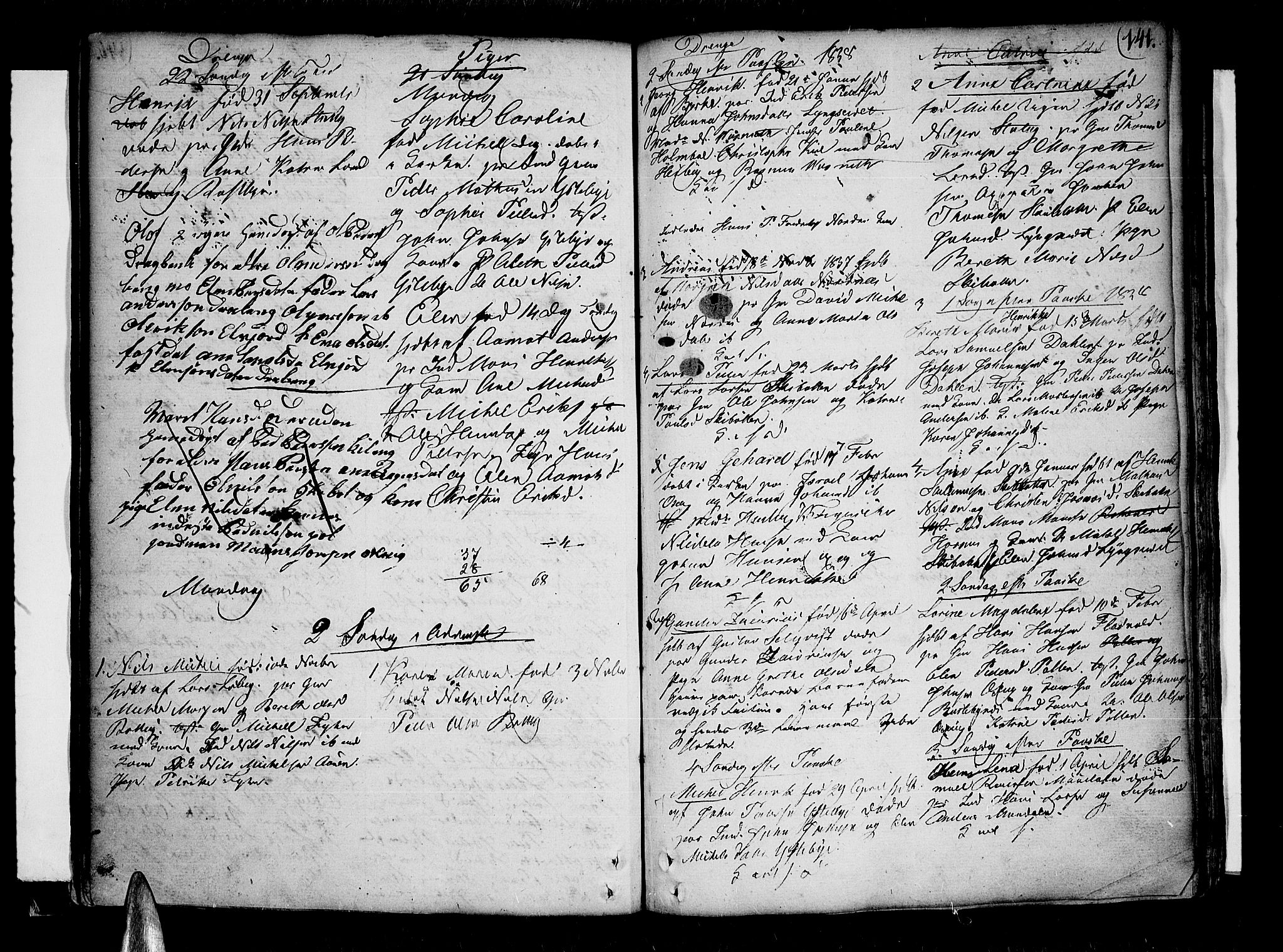 Lyngen sokneprestembete, AV/SATØ-S-1289/H/He/Hea/L0002kirke: Parish register (official) no. 2, 1785-1840, p. 141