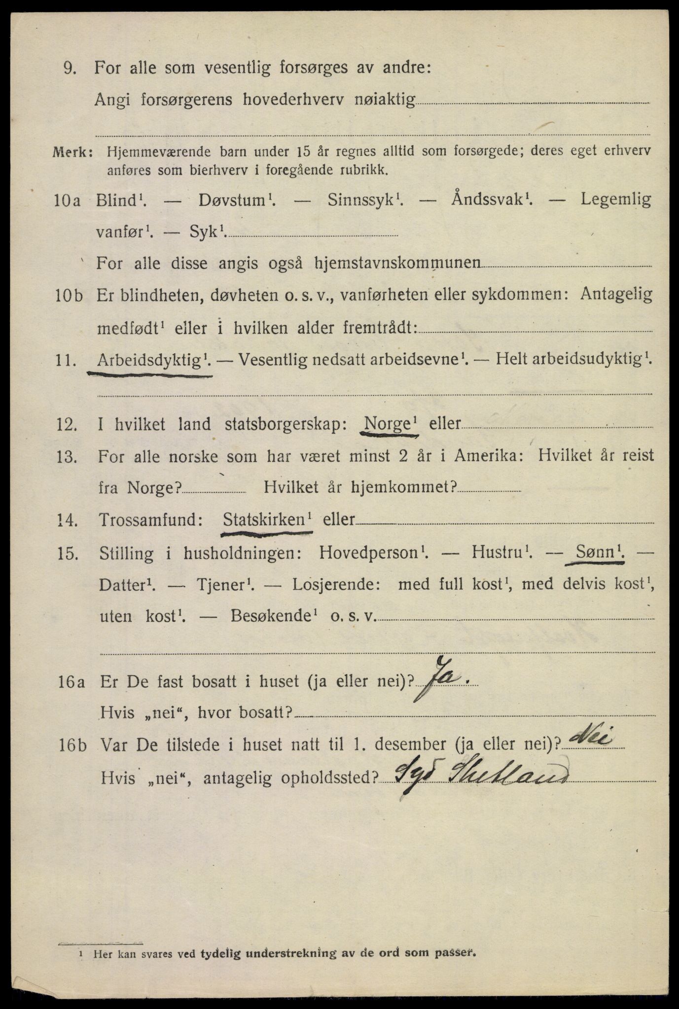 SAKO, 1920 census for Sandeherred, 1920, p. 8053