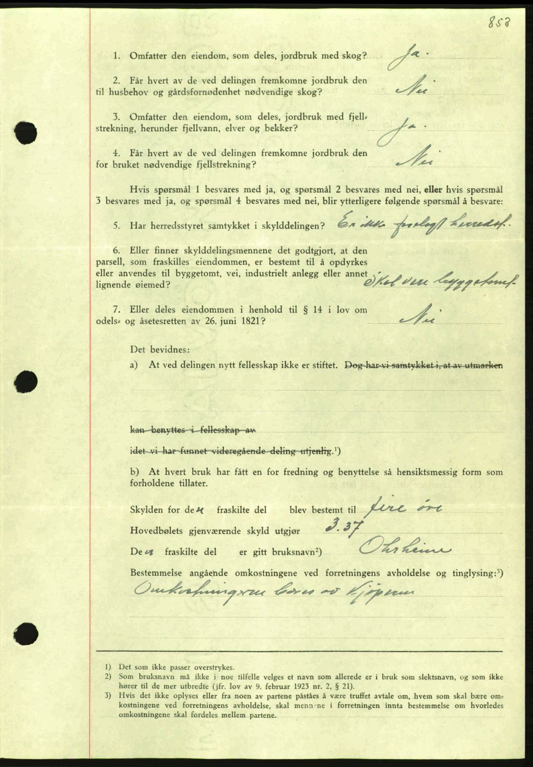 Nordmøre sorenskriveri, AV/SAT-A-4132/1/2/2Ca: Mortgage book no. A92, 1942-1942, Diary no: : 1434/1942