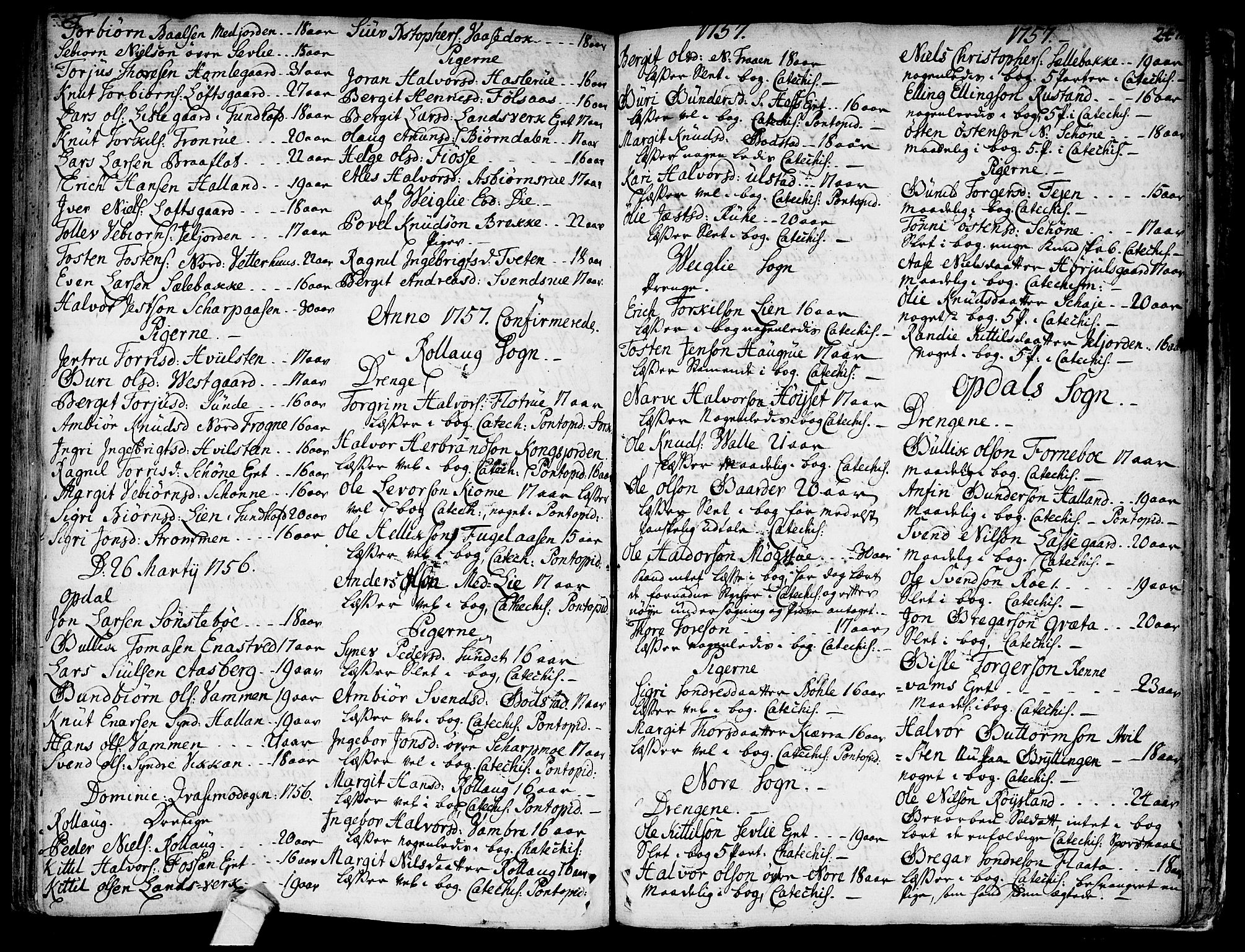 Rollag kirkebøker, SAKO/A-240/F/Fa/L0003: Parish register (official) no. I 3, 1743-1778, p. 247
