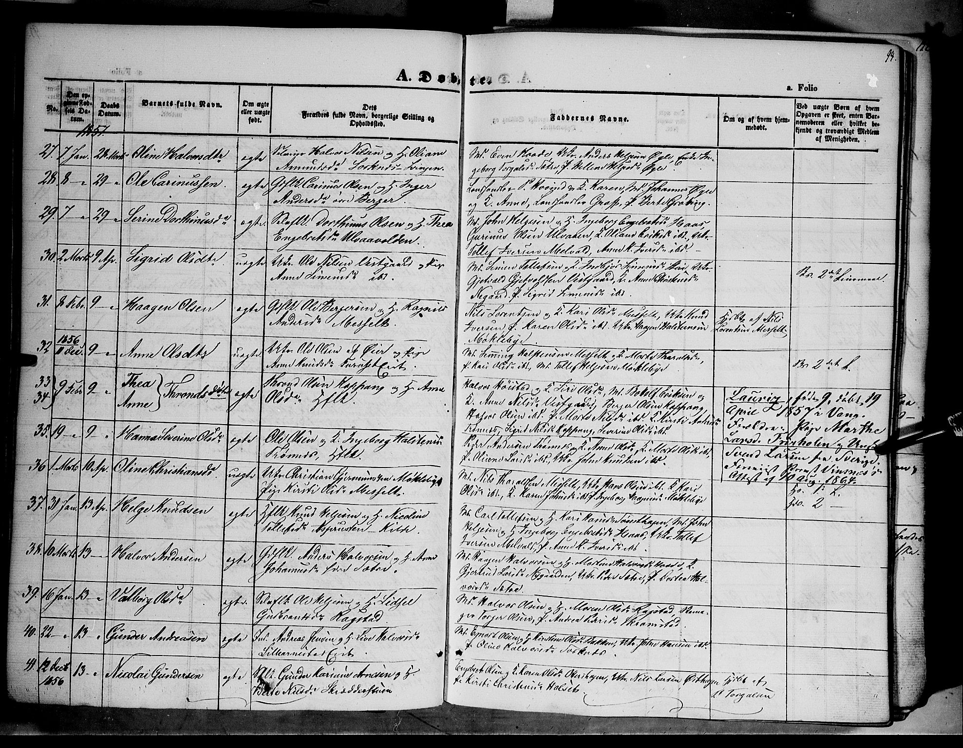 Åmot prestekontor, Hedmark, AV/SAH-PREST-056/H/Ha/Haa/L0006: Parish register (official) no. 6, 1842-1861, p. 94