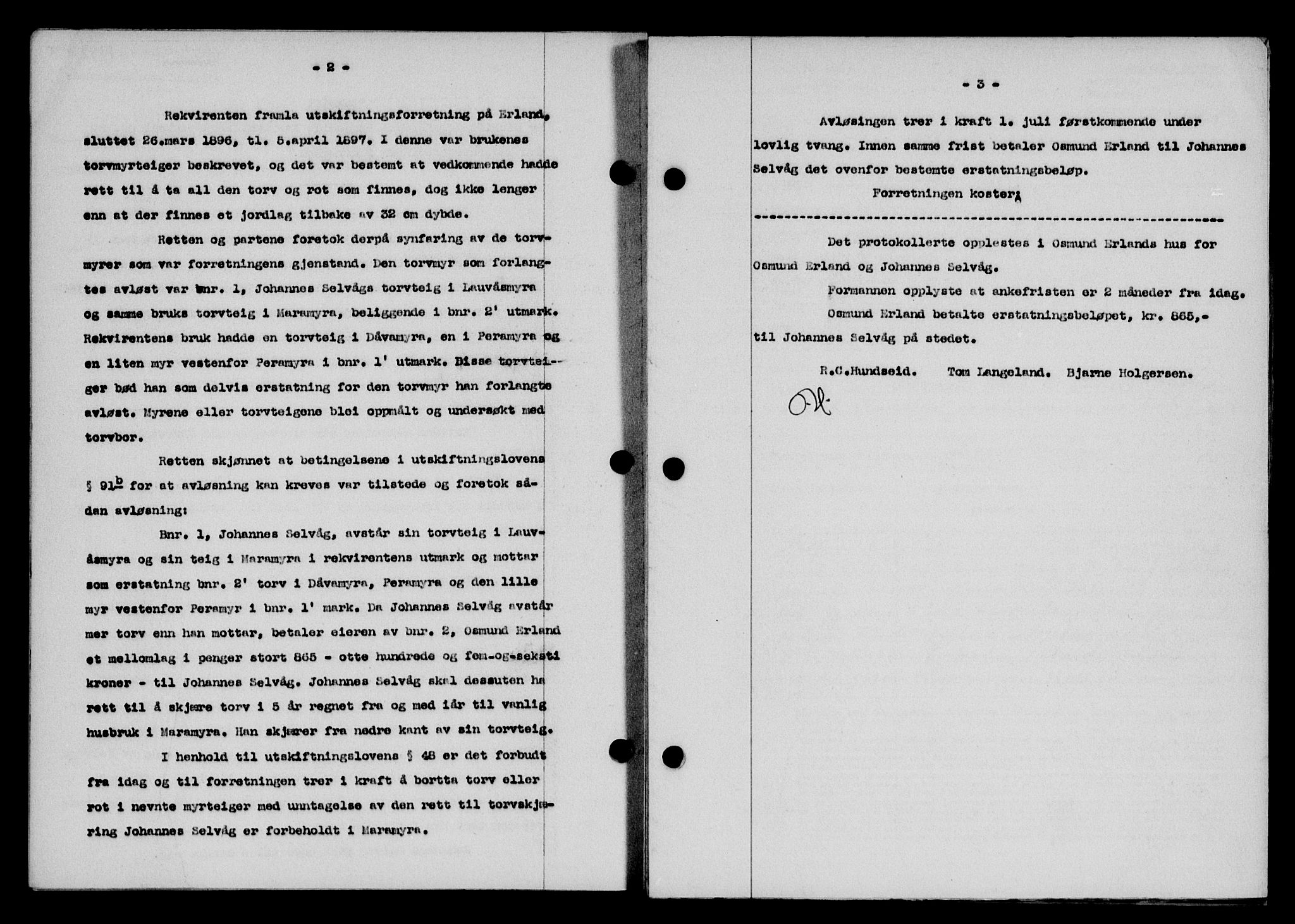 Karmsund sorenskriveri, SAST/A-100311/01/II/IIB/L0081: Mortgage book no. 62A, 1943-1944, Diary no: : 1942/1943