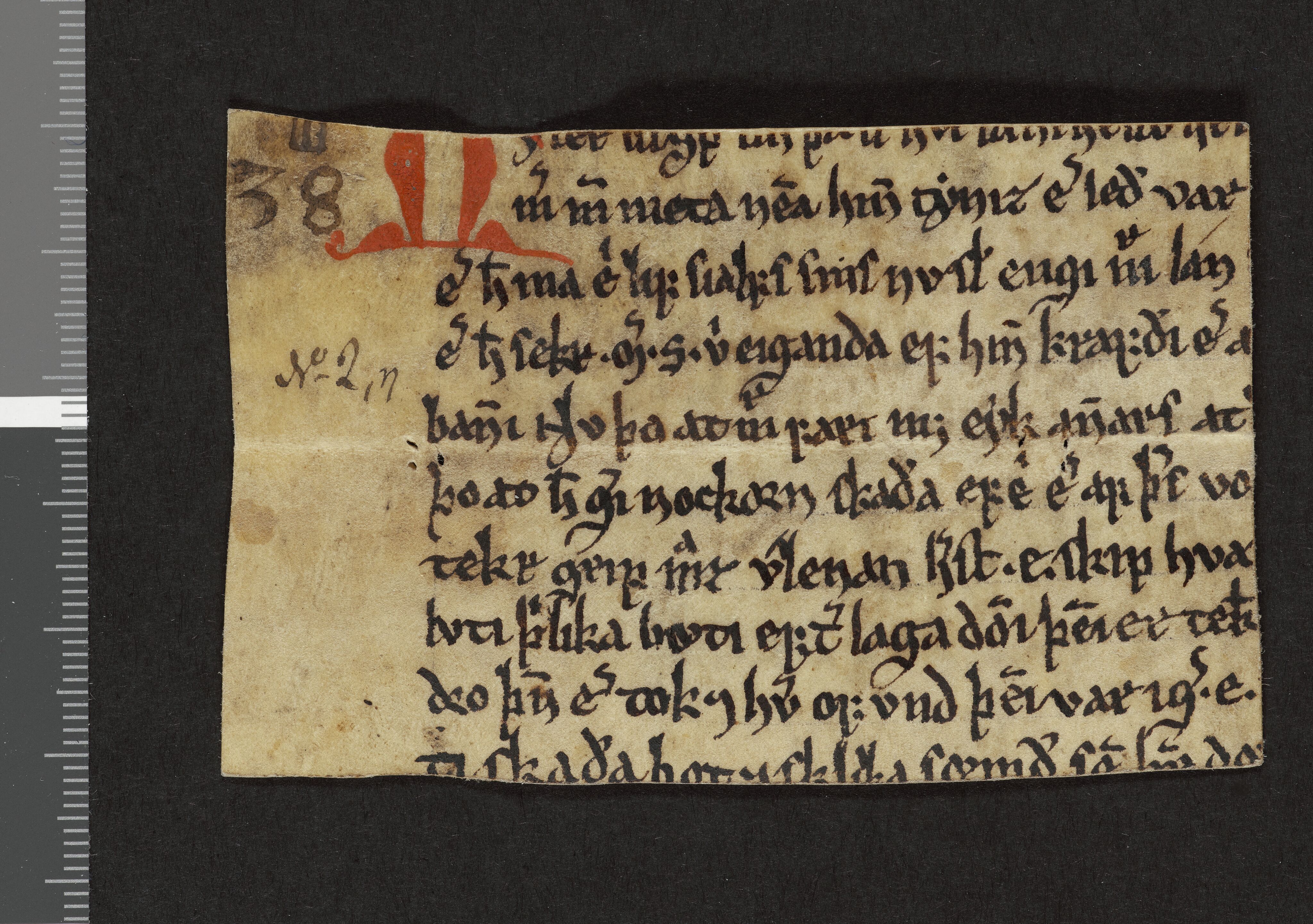 Riksarkivets diplomsamling, AV/RA-EA-5965/F26/L0002: Norrøne membranfragmenter bestand 2-9 (10), 1100-1536, p. 52