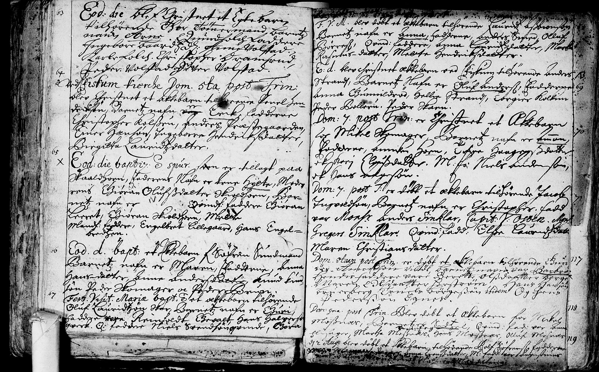 Eiker kirkebøker, SAKO/A-4/F/Fa/L0001: Parish register (official) no. I 1 /1, 1683-1704