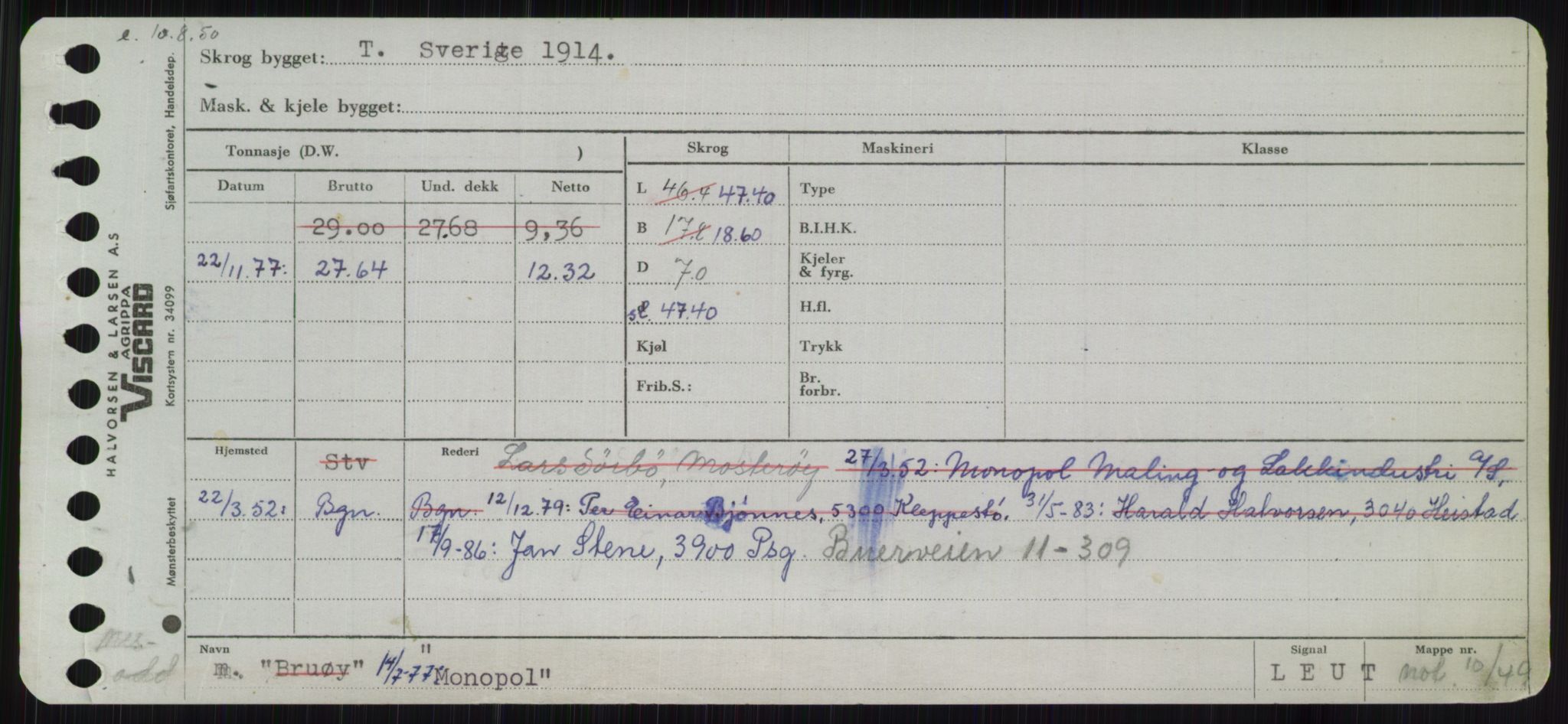 Sjøfartsdirektoratet med forløpere, Skipsmålingen, RA/S-1627/H/Ha/L0004/0001: Fartøy, Mas-R / Fartøy, Mas-Odd, p. 229