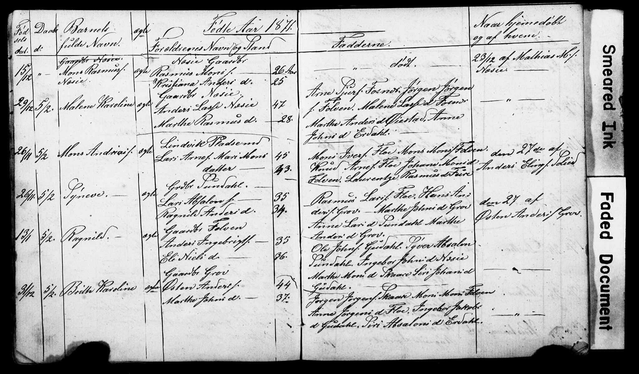 Stryn Sokneprestembete, AV/SAB-A-82501: Parish register (copy) no. C 1A, 1866-1875, p. 23