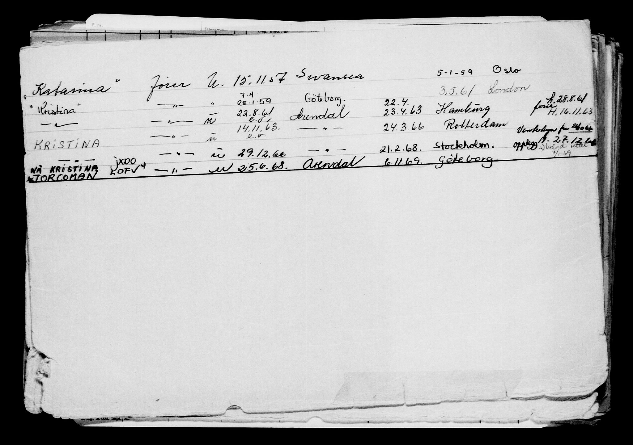 Direktoratet for sjømenn, AV/RA-S-3545/G/Gb/L0071: Hovedkort, 1907, p. 594