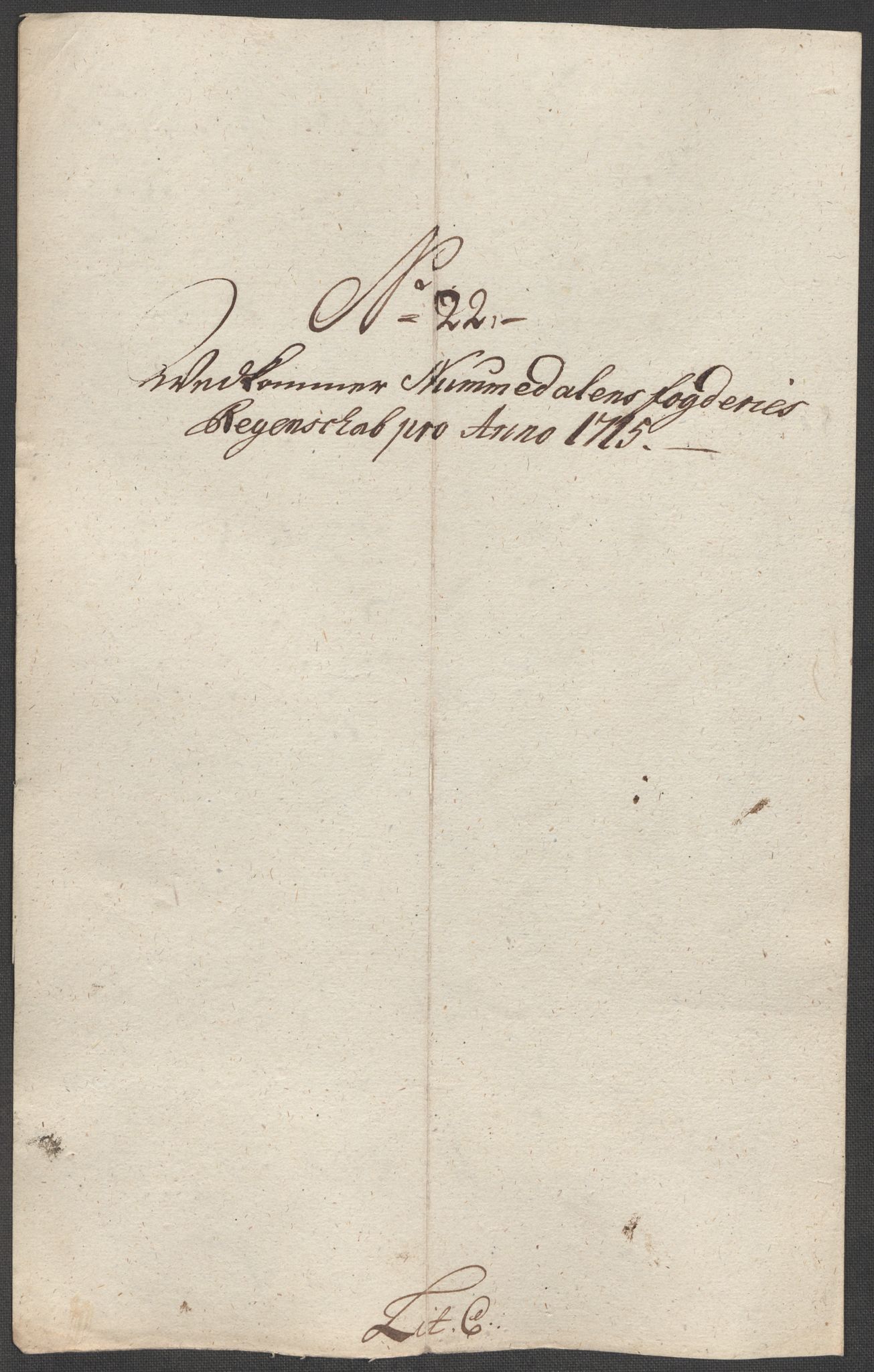 Rentekammeret inntil 1814, Reviderte regnskaper, Fogderegnskap, AV/RA-EA-4092/R64/L4436: Fogderegnskap Namdal, 1715, p. 195