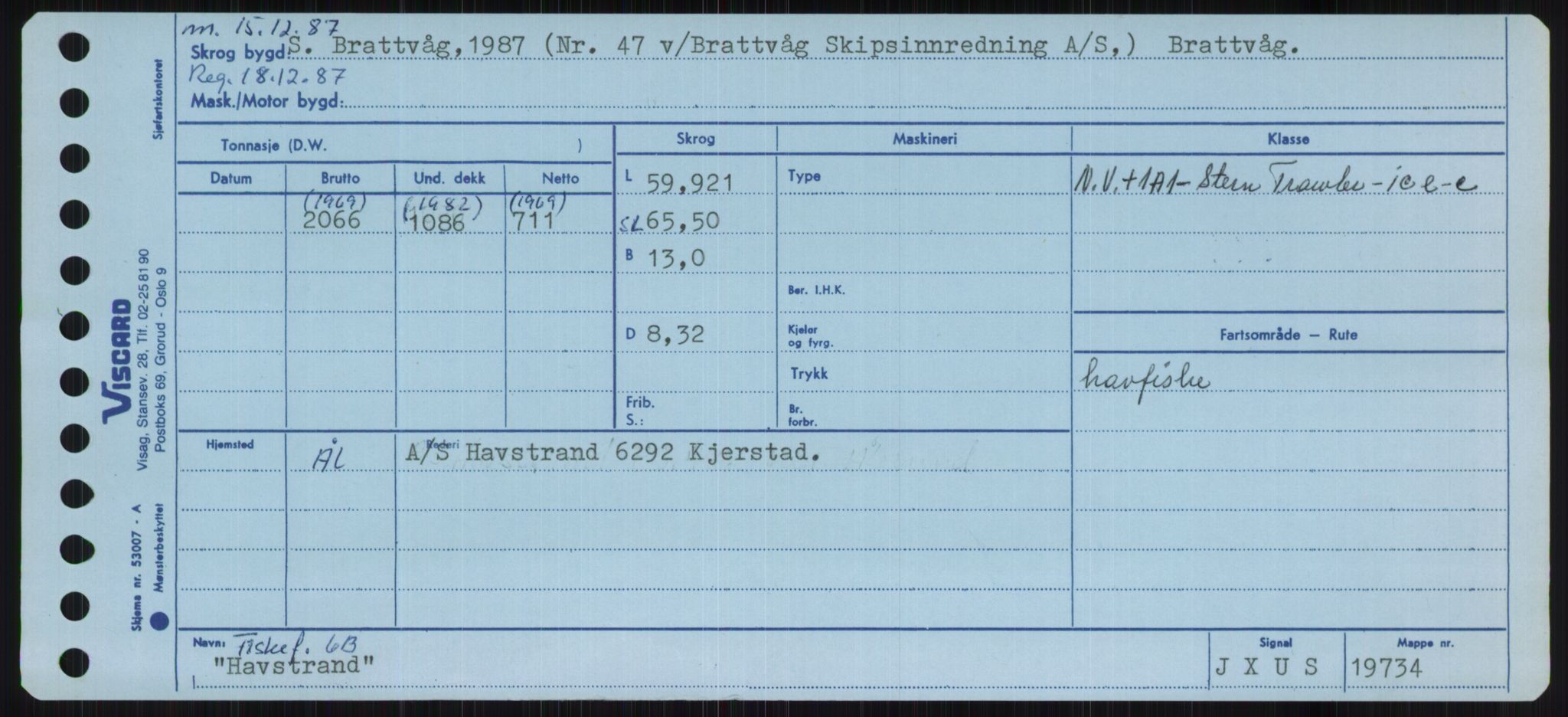 Sjøfartsdirektoratet med forløpere, Skipsmålingen, AV/RA-S-1627/H/Ha/L0002/0002: Fartøy, Eik-Hill / Fartøy, G-Hill, p. 703