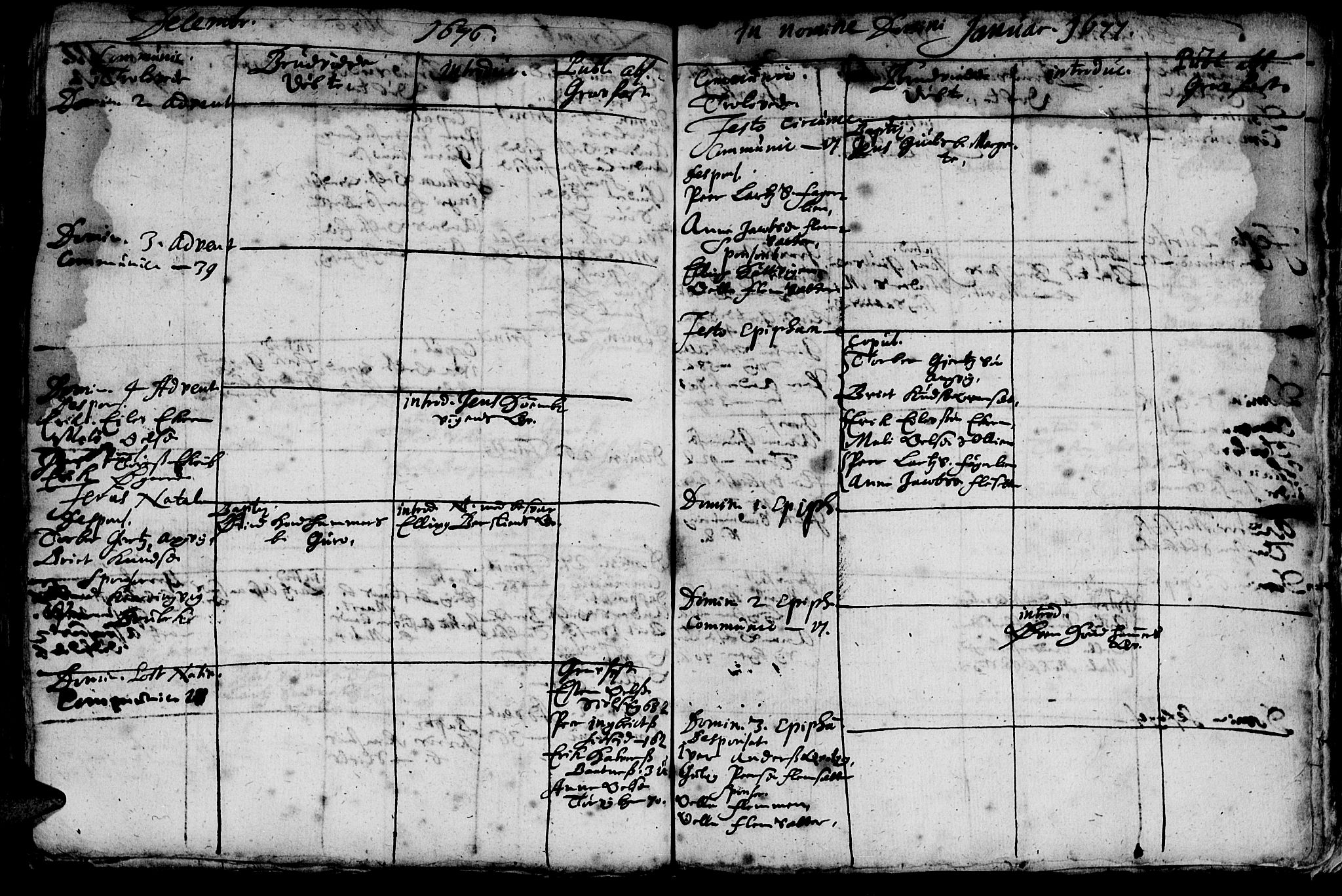 Ministerialprotokoller, klokkerbøker og fødselsregistre - Møre og Romsdal, AV/SAT-A-1454/586/L0975: Parish register (official) no. 586A01, 1645-1681