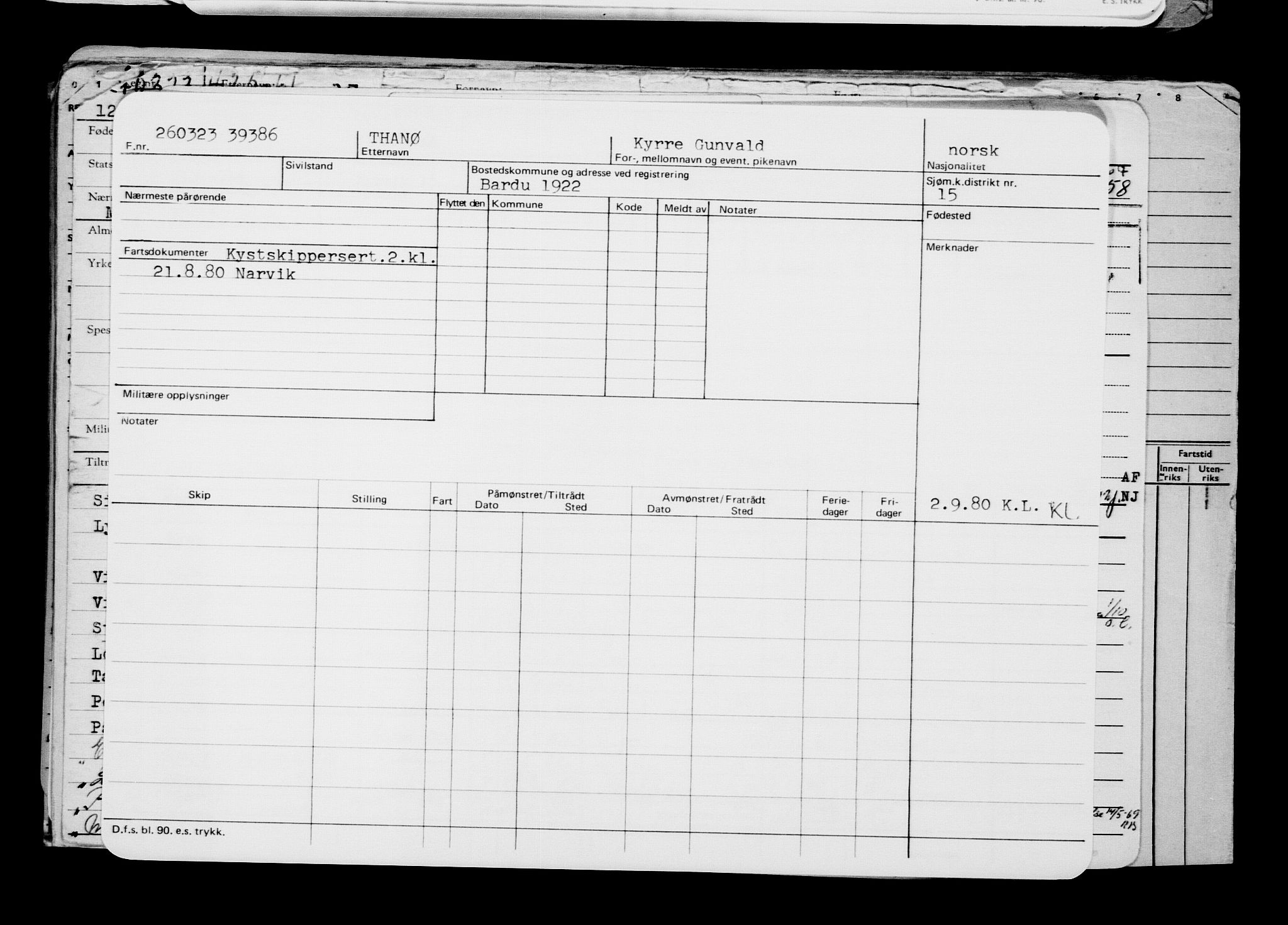 Direktoratet for sjømenn, AV/RA-S-3545/G/Gb/L0217: Hovedkort, 1923, p. 159