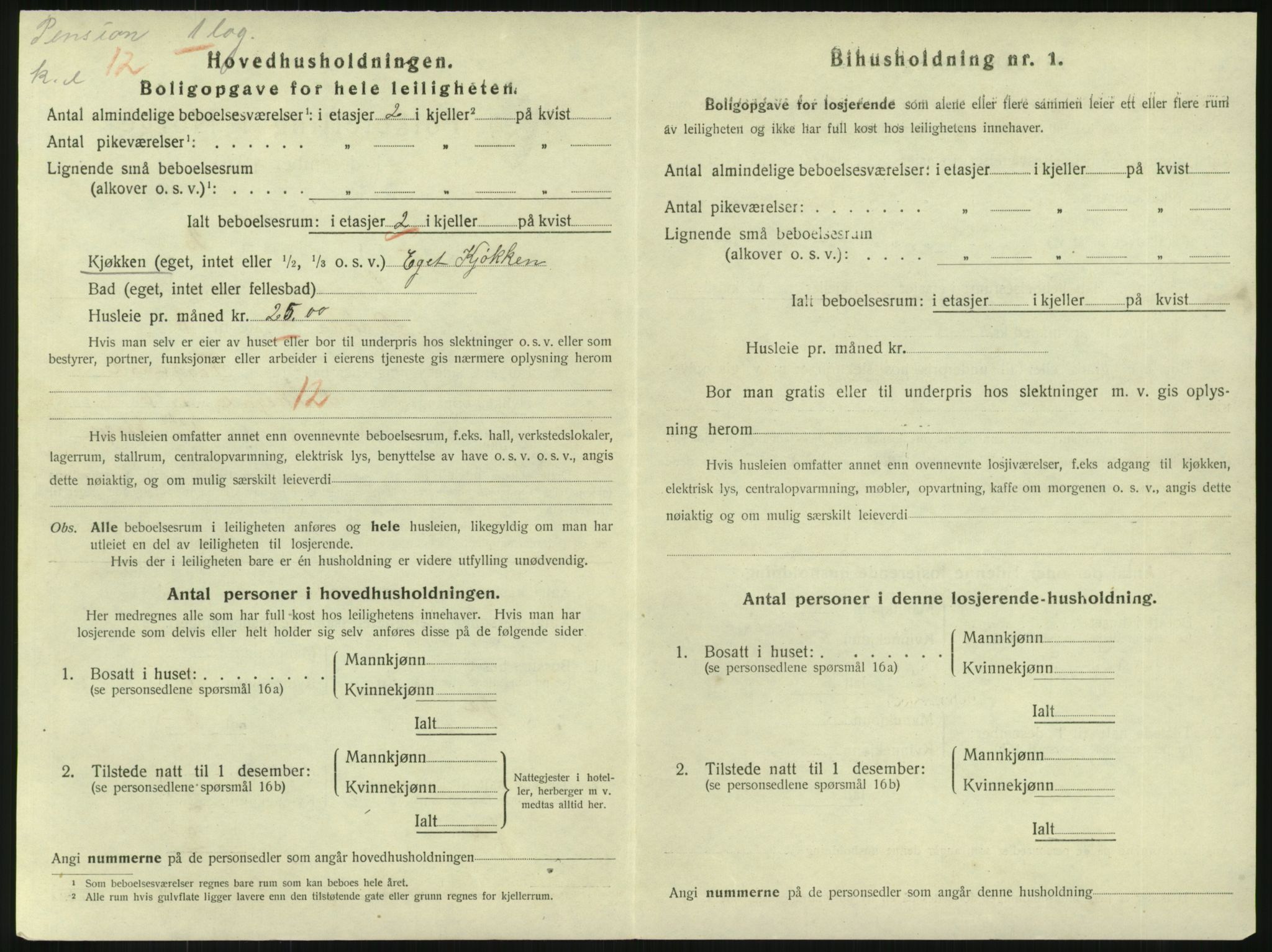 SAKO, 1920 census for Horten, 1920, p. 3644