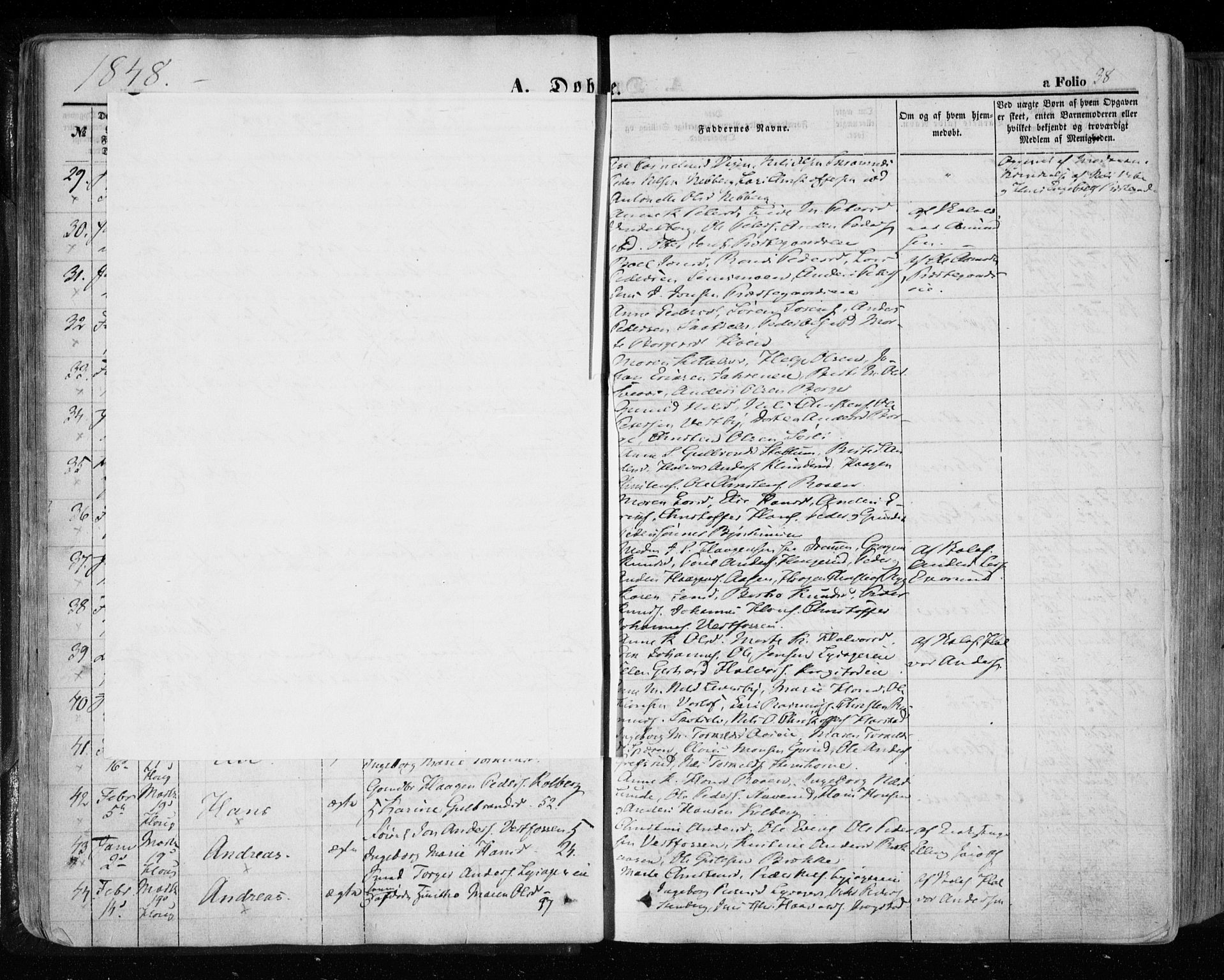 Eiker kirkebøker, AV/SAKO-A-4/F/Fa/L0014: Parish register (official) no. I 14, 1846-1854, p. 38