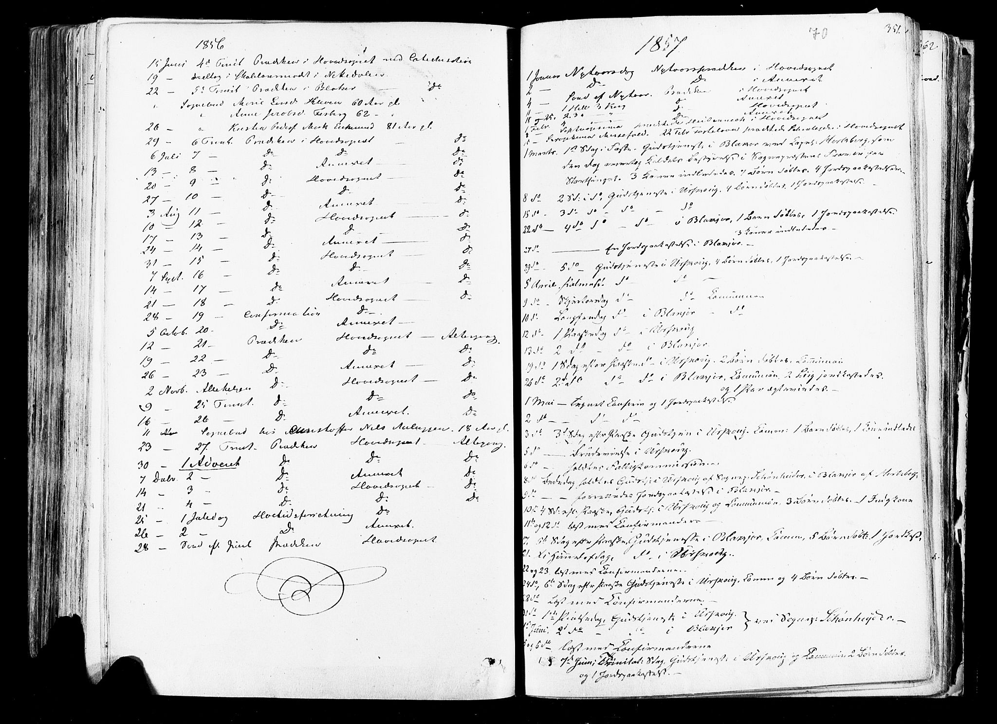 Aurskog prestekontor Kirkebøker, SAO/A-10304a/F/Fa/L0007: Parish register (official) no. I 7, 1854-1877, p. 351