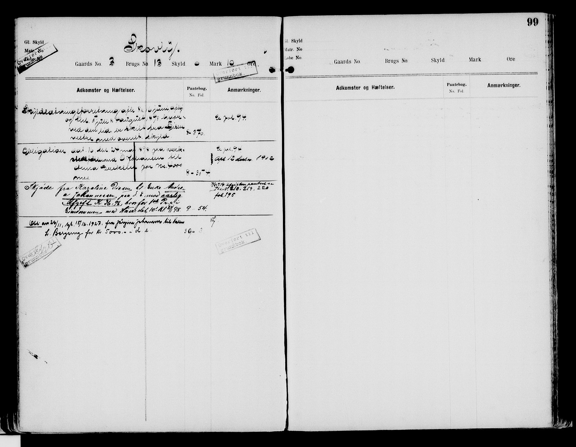 Nord-Hedmark sorenskriveri, SAH/TING-012/H/Ha/Had/Hade/L0002: Mortgage register no. 4.2, 1893-1940, p. 99