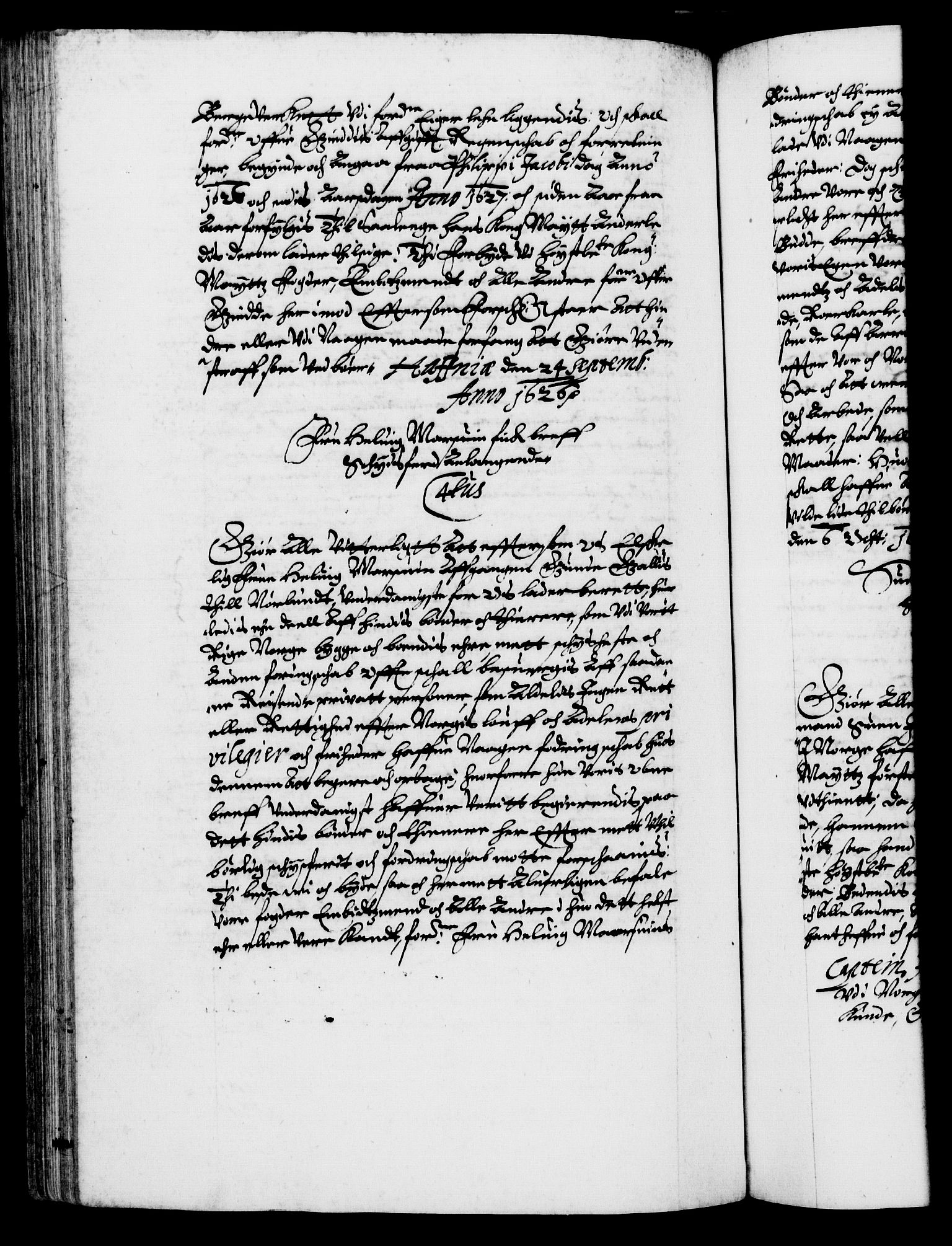 Danske Kanselli 1572-1799, AV/RA-EA-3023/F/Fc/Fca/Fcaa/L0004: Norske registre (mikrofilm), 1617-1630, p. 376b