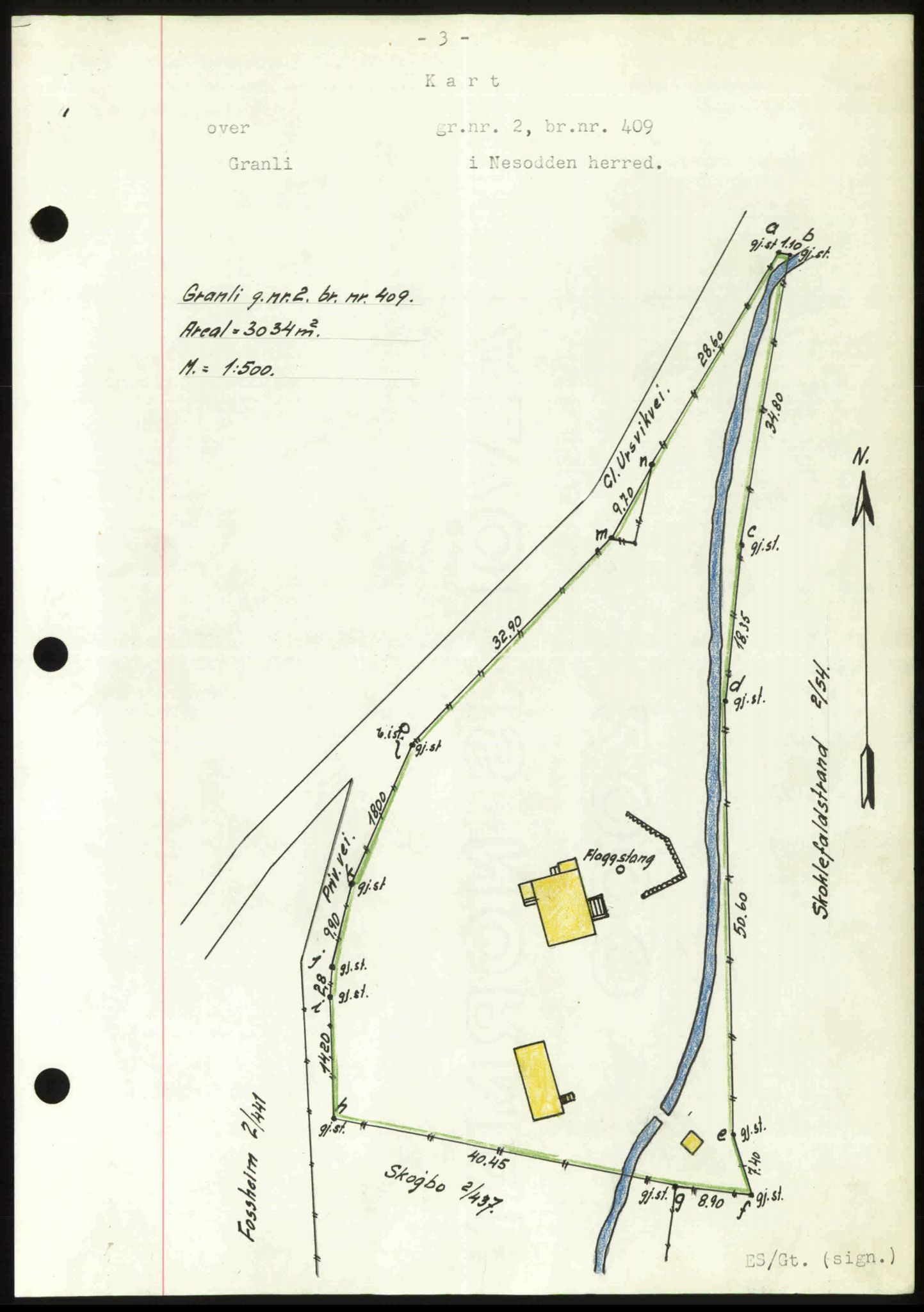 Follo sorenskriveri, SAO/A-10274/G/Ga/Gaa/L0085: Mortgage book no. I 85, 1948-1948, Diary no: : 3709/1948