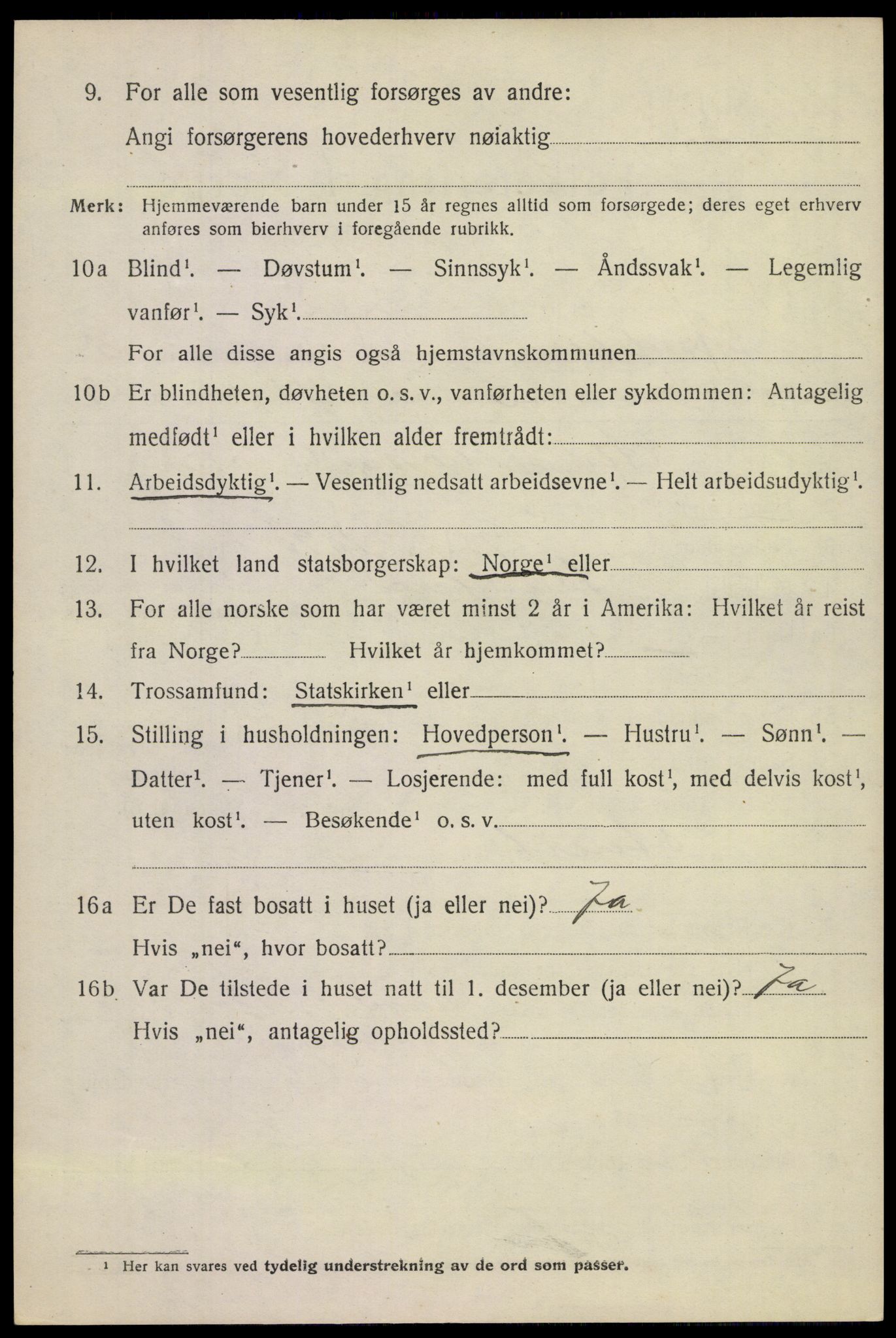 SAKO, 1920 census for Sandeherred, 1920, p. 8659
