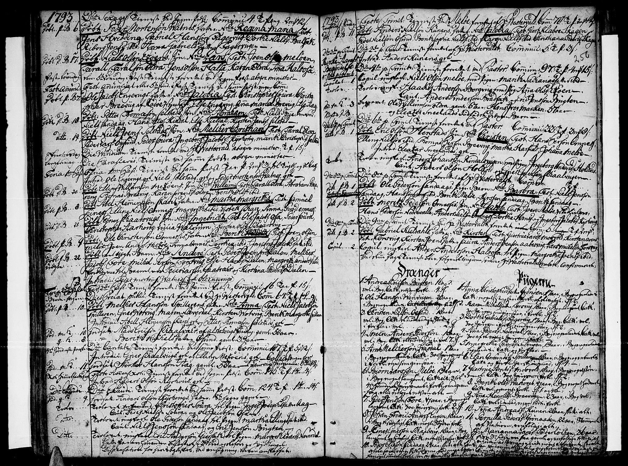 Ministerialprotokoller, klokkerbøker og fødselsregistre - Nordland, SAT/A-1459/841/L0591: Parish register (official) no. 841A03 /2, 1777-1819, p. 255-256