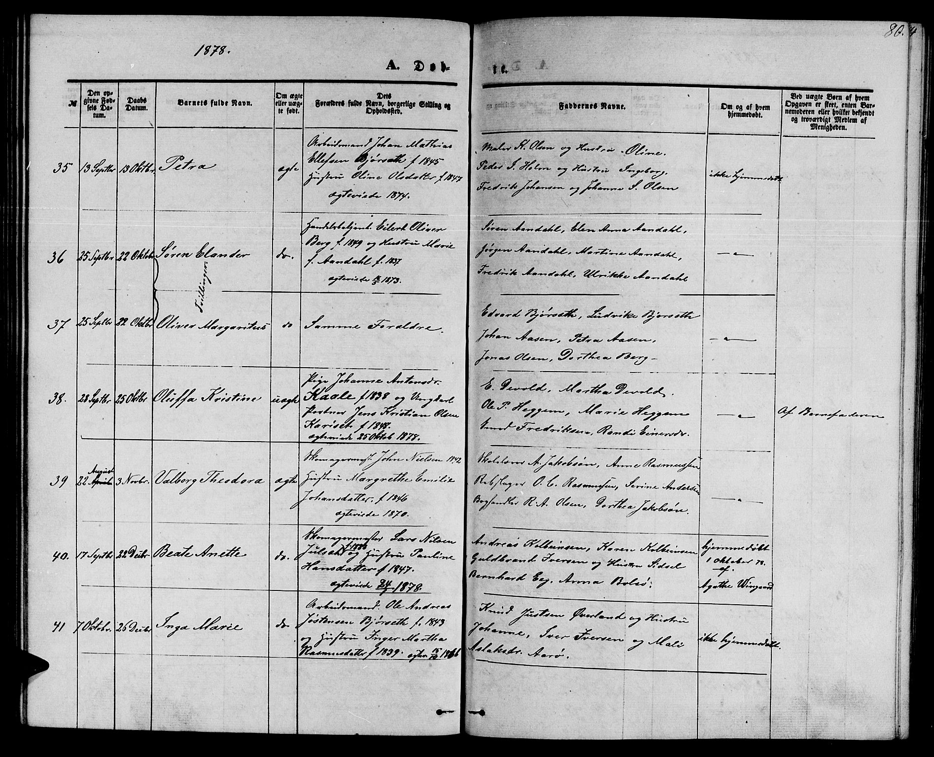 Ministerialprotokoller, klokkerbøker og fødselsregistre - Møre og Romsdal, AV/SAT-A-1454/558/L0701: Parish register (copy) no. 558C02, 1862-1879, p. 80