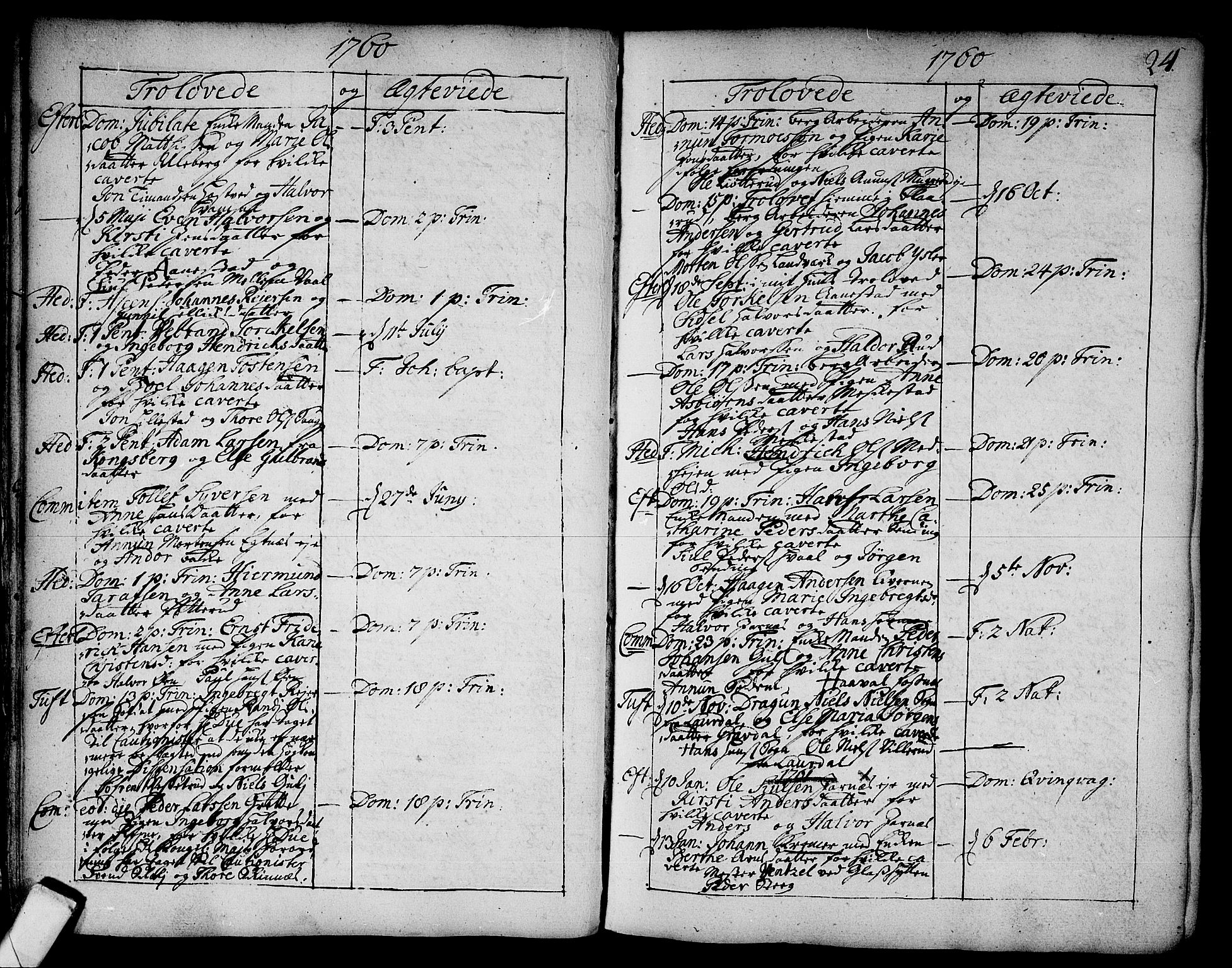 Sandsvær kirkebøker, SAKO/A-244/F/Fa/L0002a: Parish register (official) no. I 2, 1725-1809, p. 24