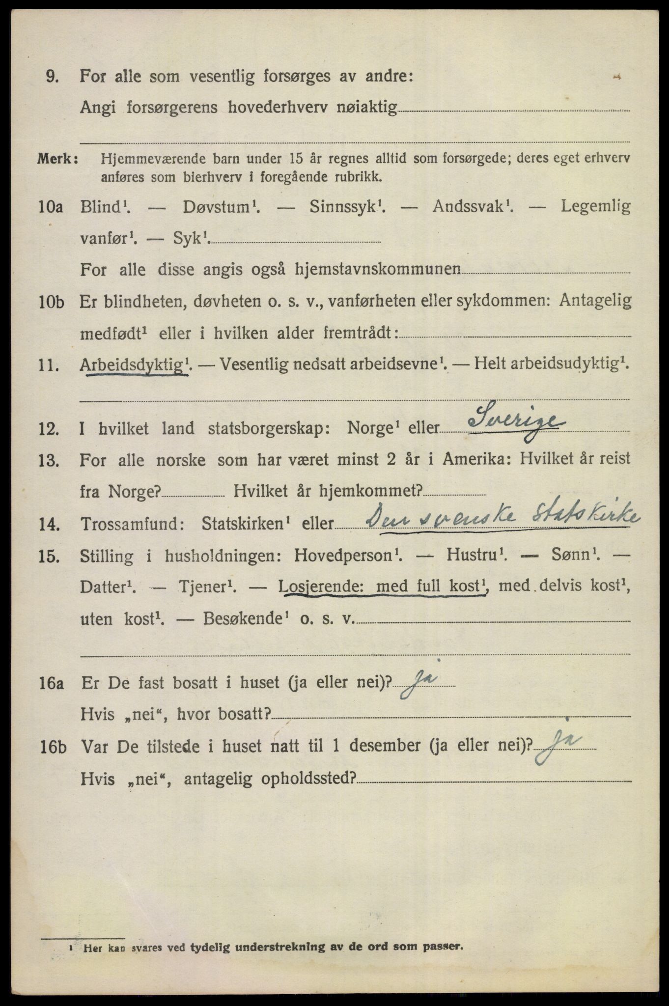 SAKO, 1920 census for Norderhov, 1920, p. 5293