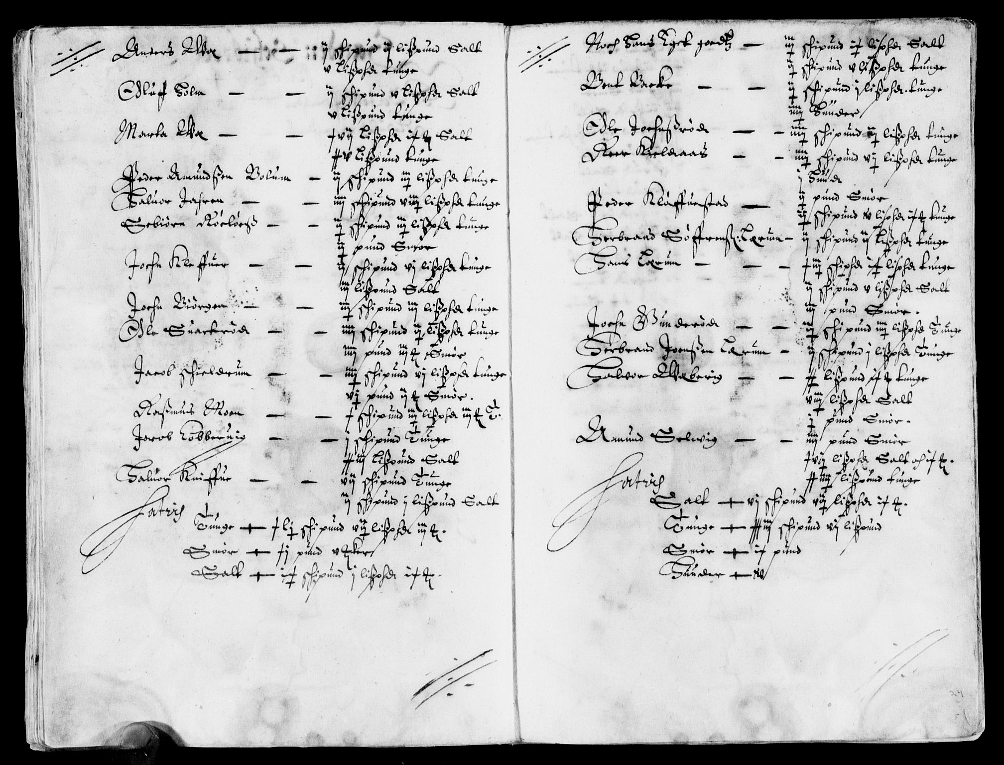 Rentekammeret inntil 1814, Reviderte regnskaper, Lensregnskaper, AV/RA-EA-5023/R/Rb/Rbo/L0025: Tønsberg len, 1643-1645